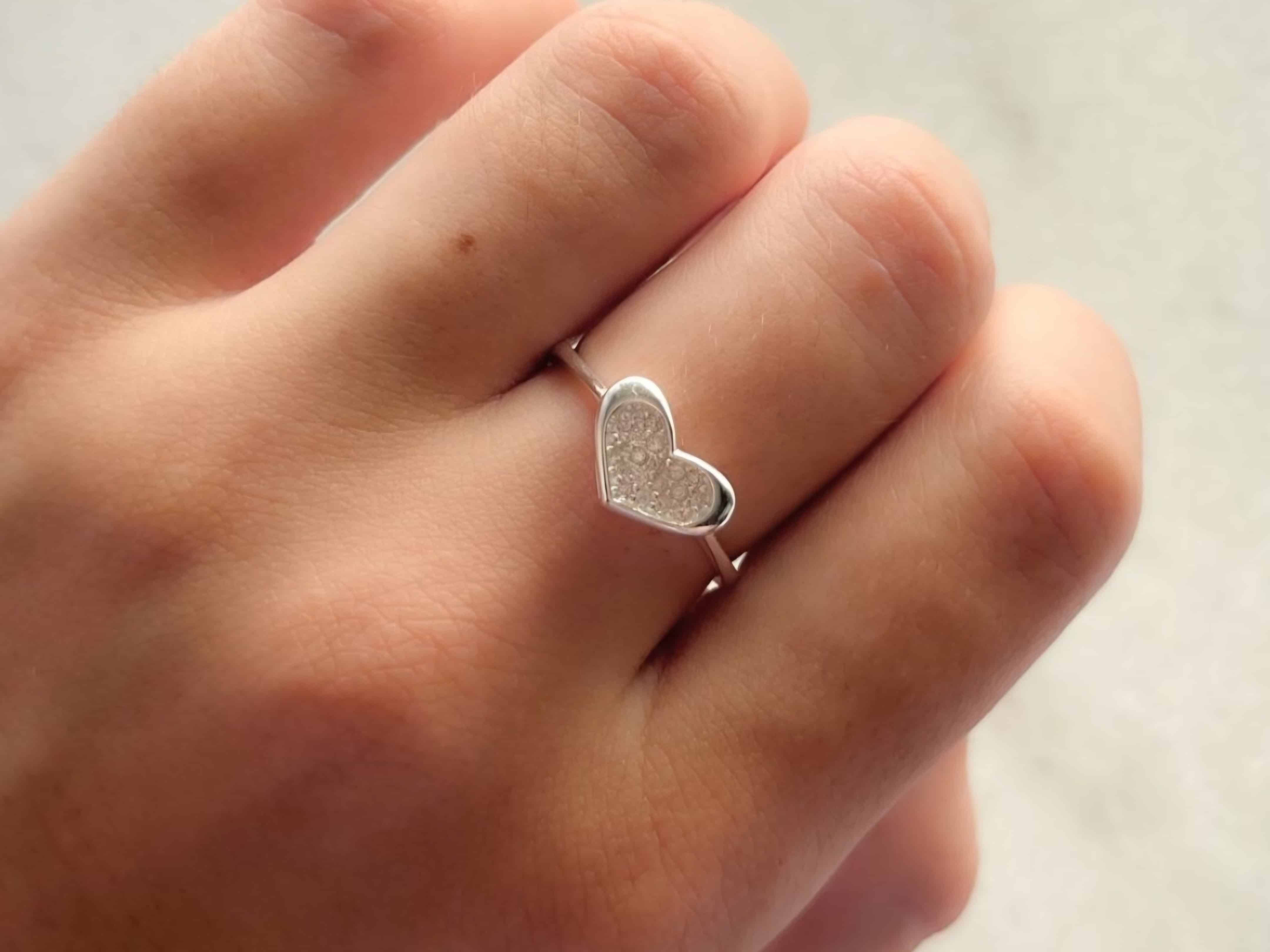 Silver Heart Ring