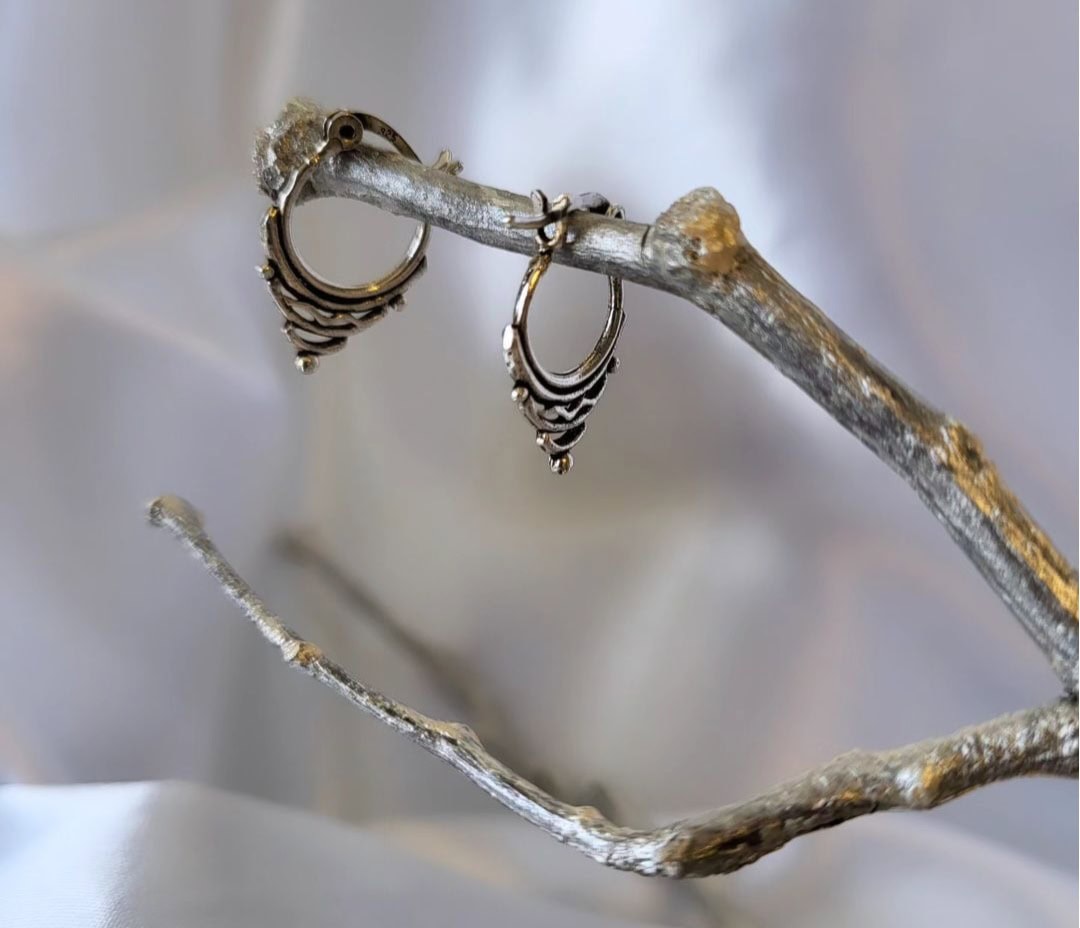 Vintage Boho Hoop Earrings