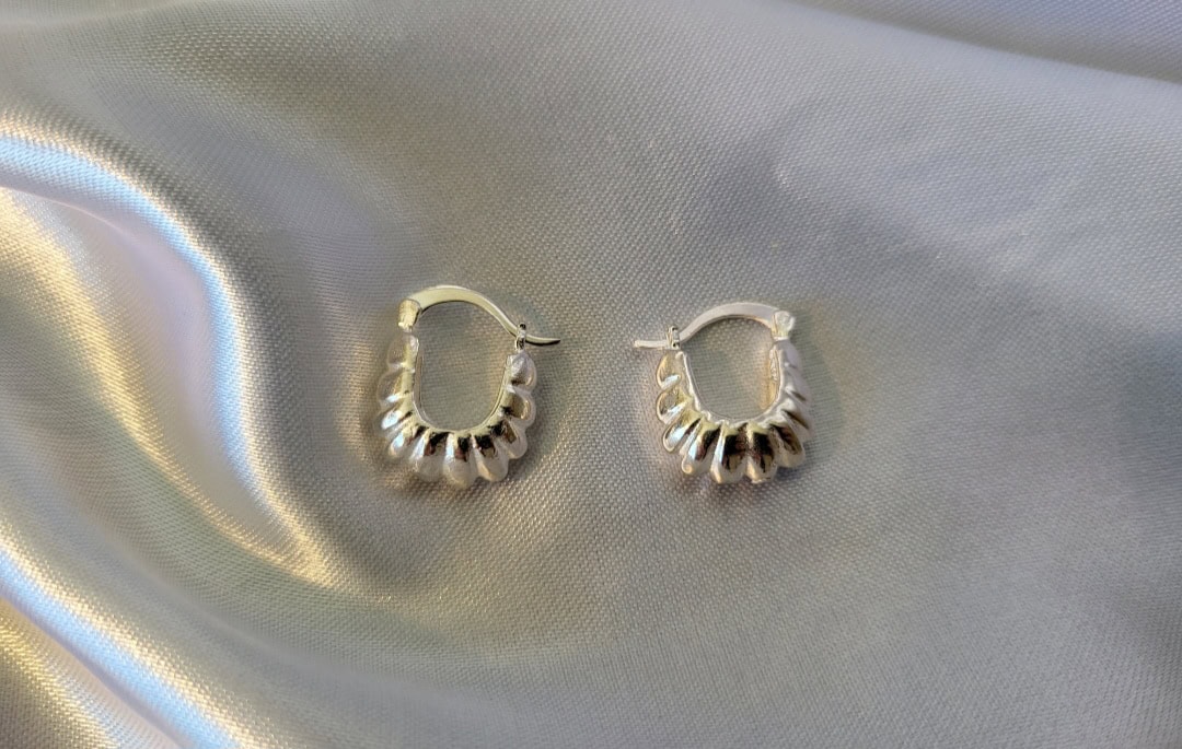 Silver Hoop Earrings