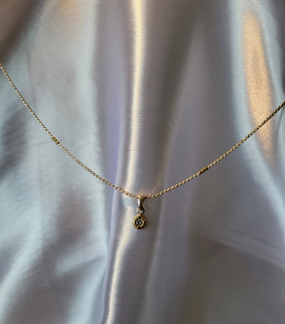 Elegant Silver and Gold Jewelry Set