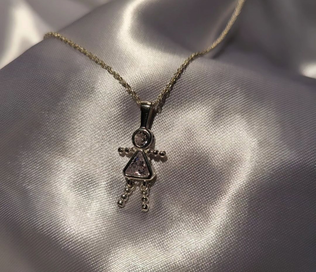 Elegant Dangling Girl pendant 