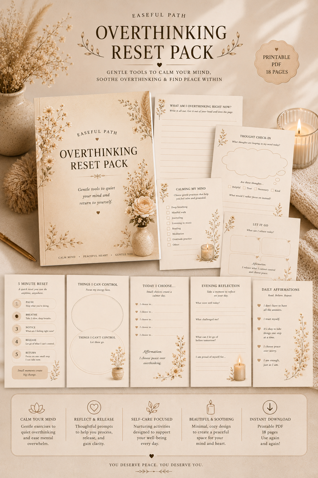 Overthinking Reset Pack
