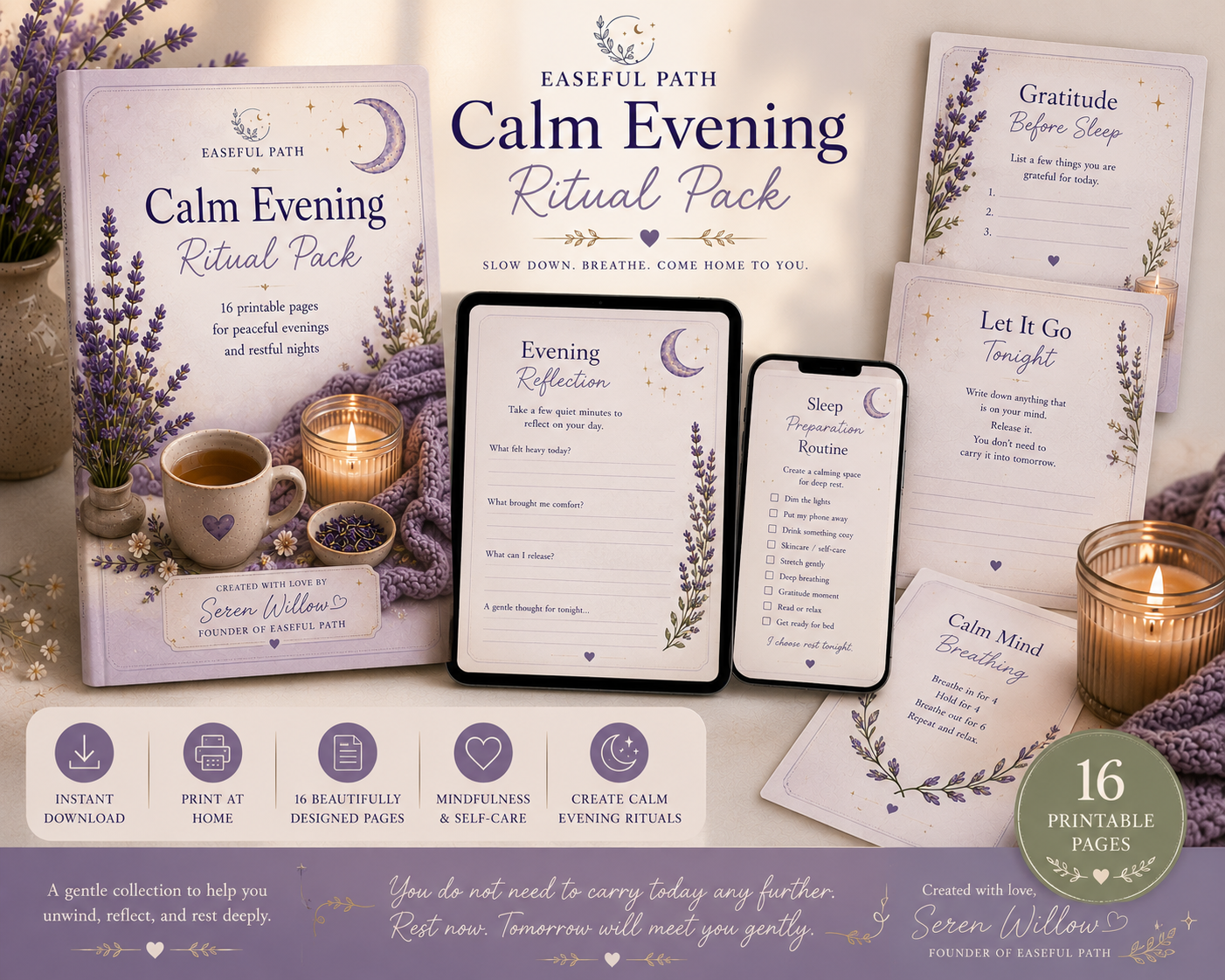 Calm Evening Ritual Pack