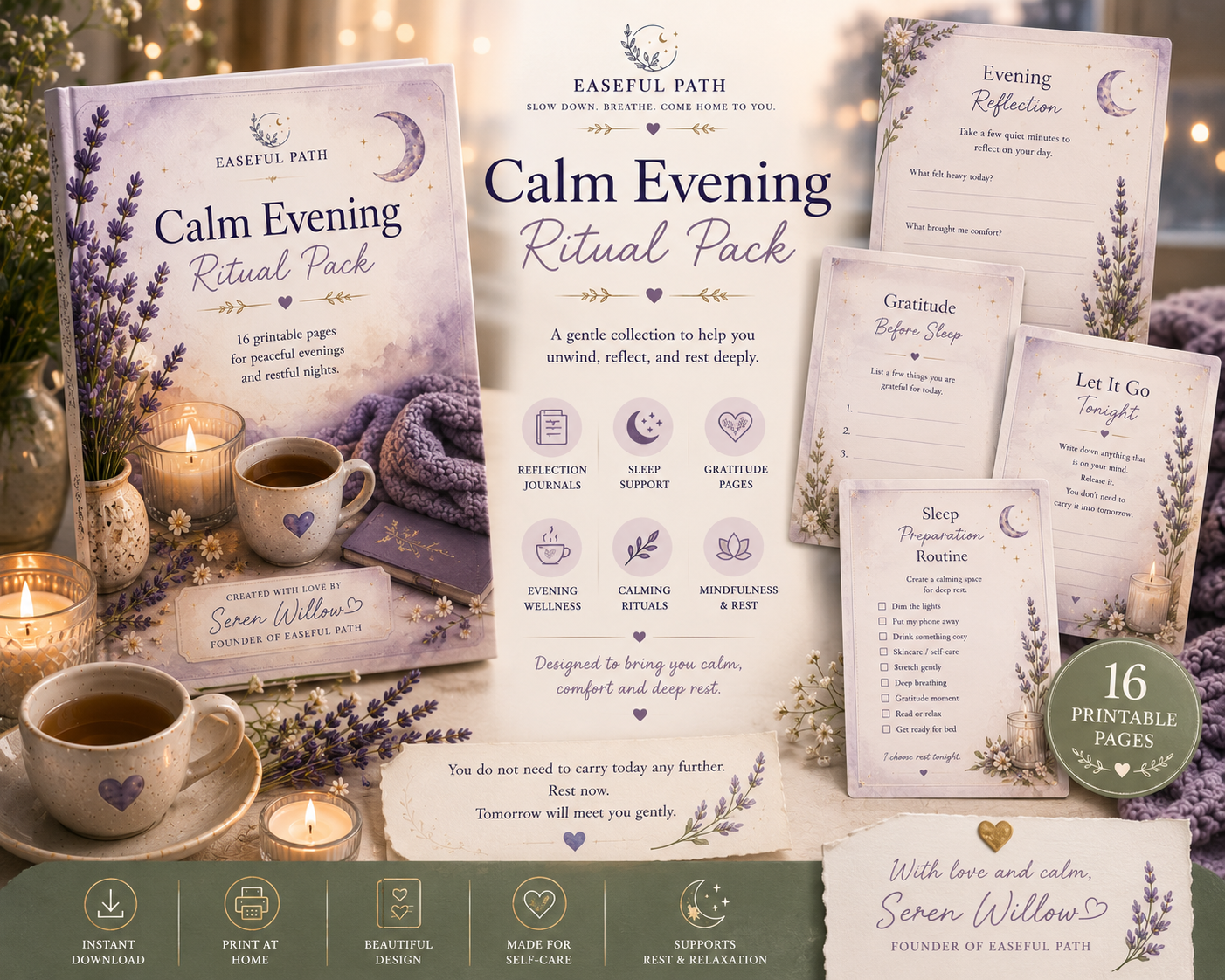 Calm Evening Ritual Pack