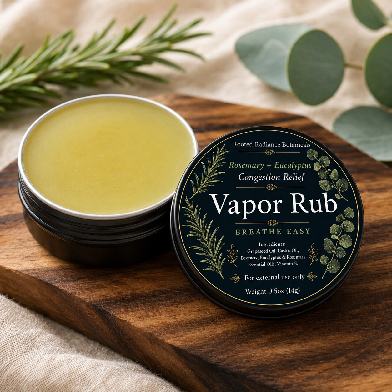 Breathe Easy Herbal Vapor Rub