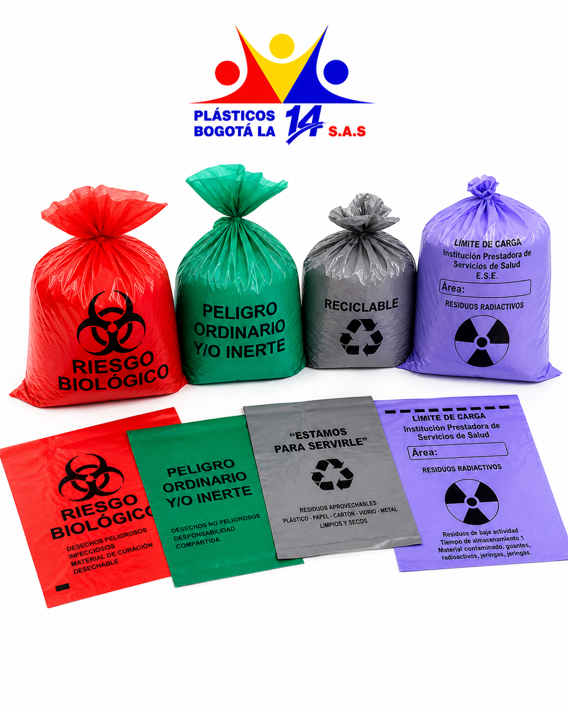Bolsas de residuos hospitalarios
