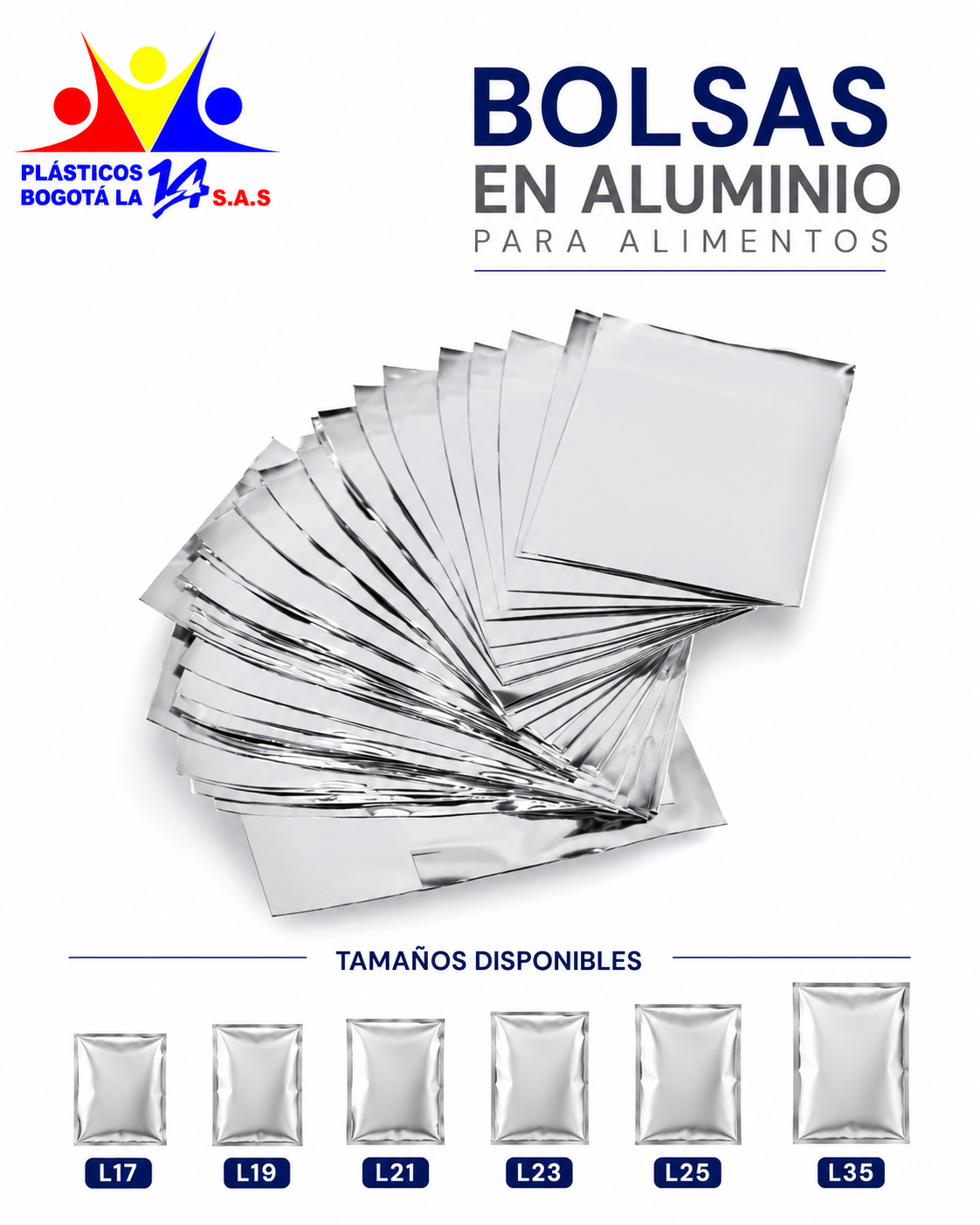 Bolsas de aluminio para alimentos