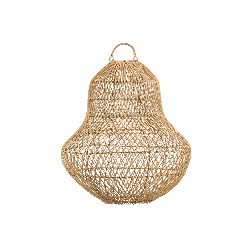 Lampara Milan en rattan natural
