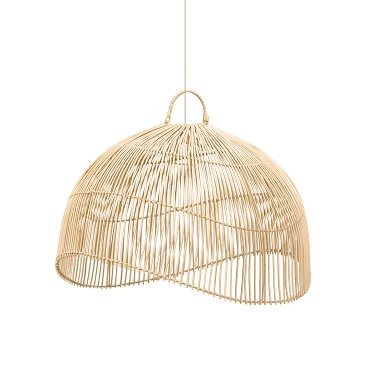 Lampara Siluet en rattan natural