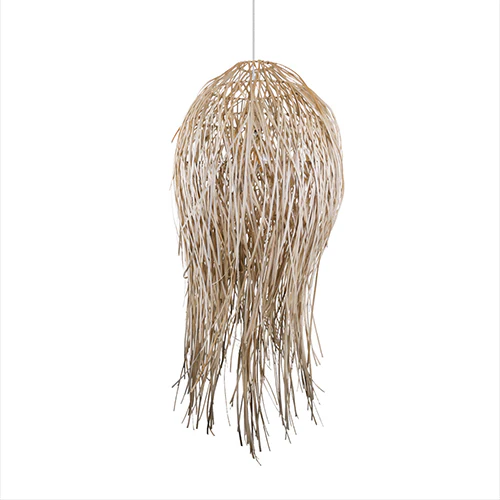 Lampara Stems en rattan natural grande