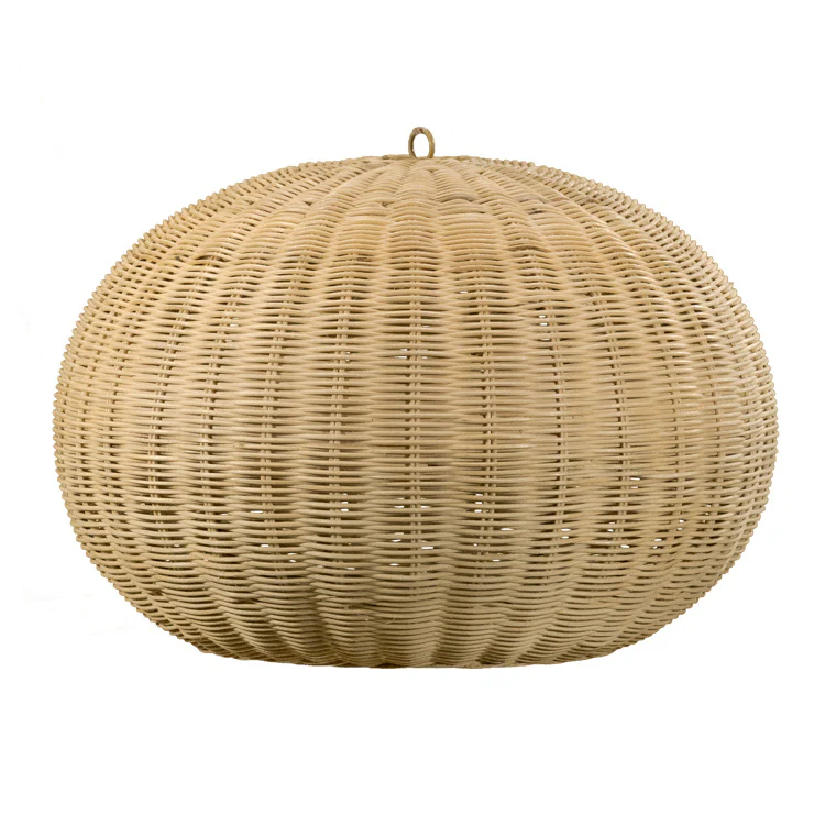 Lampara Ballin en rattan natural