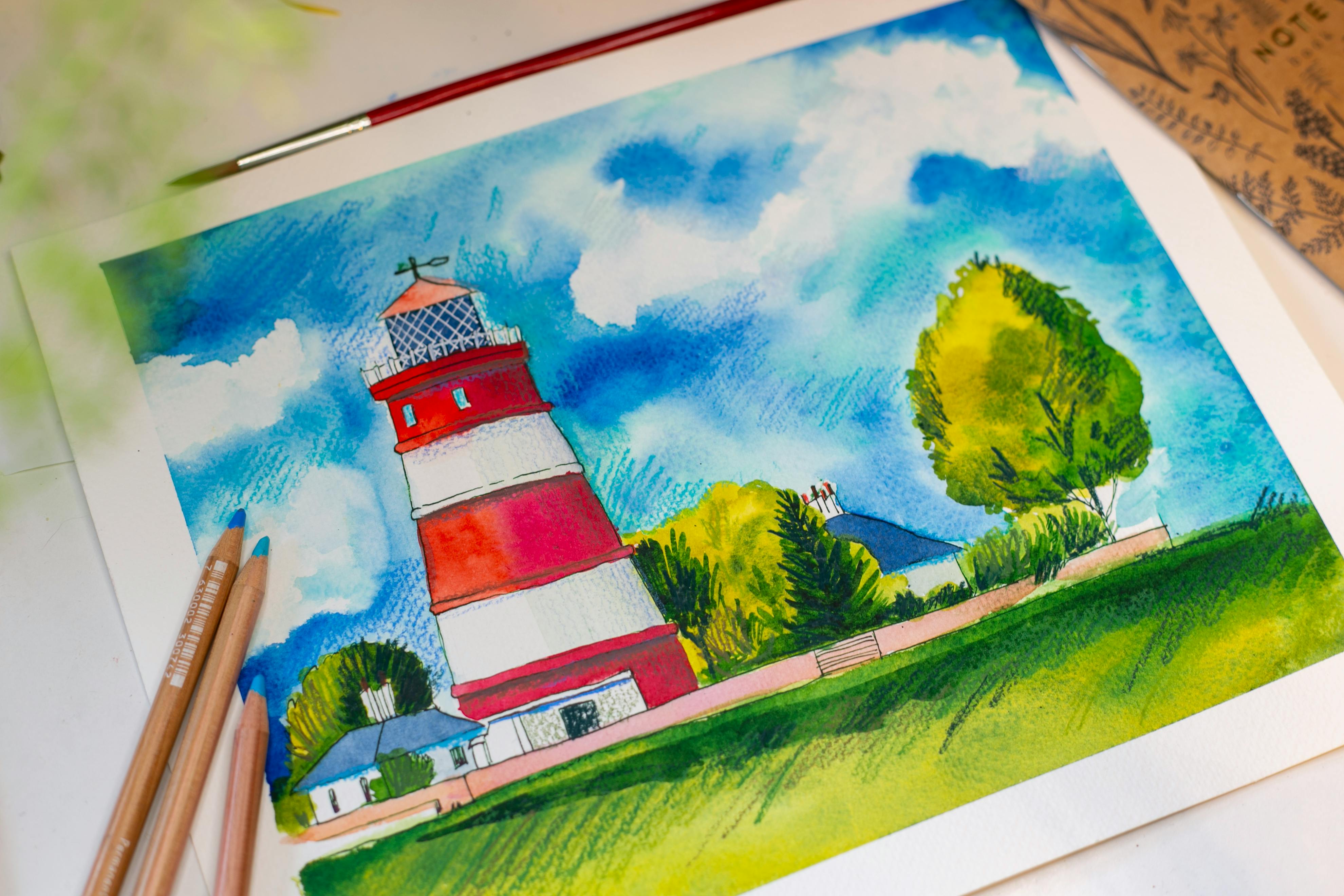 Catching Sunny Skies - Watercolor Painting Workshop - June 14, 4-5 PM