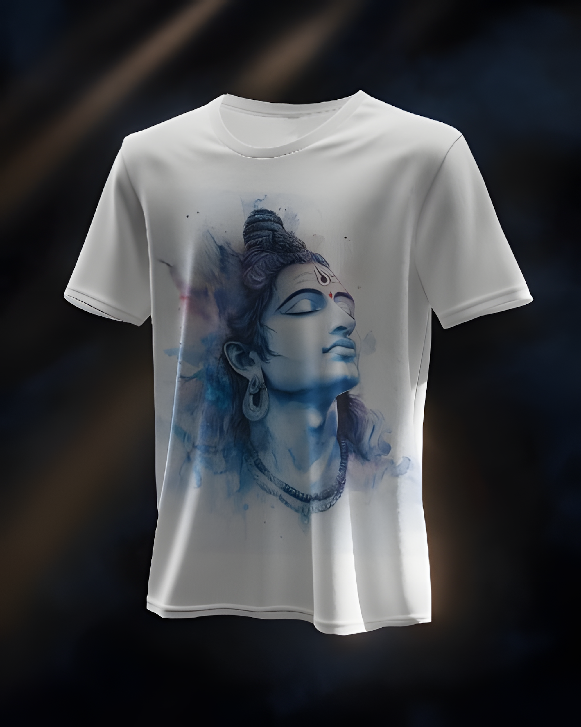 Shiva Graphic White T-Shirt