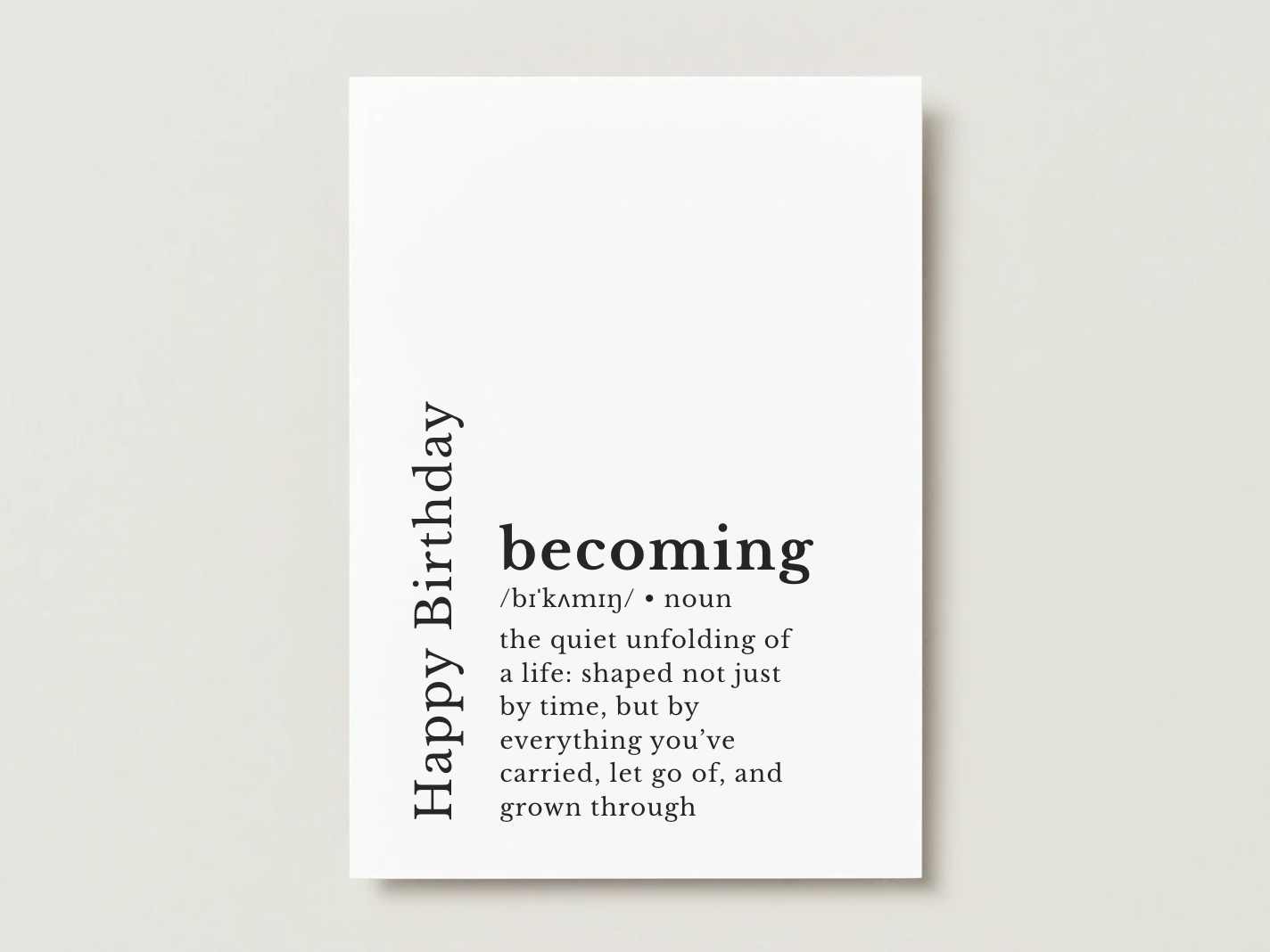 Birthday Card | Loose Leaf Tea | Greeting Card