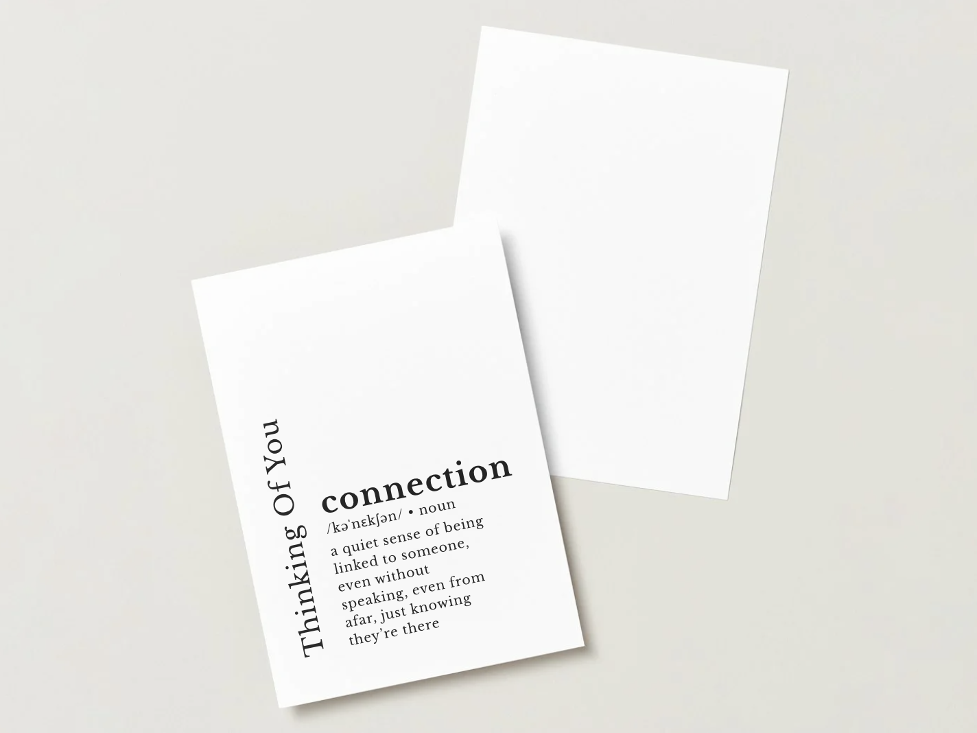 Thinking of You Card | Loose Leaf Tea | Unique Greeting Card