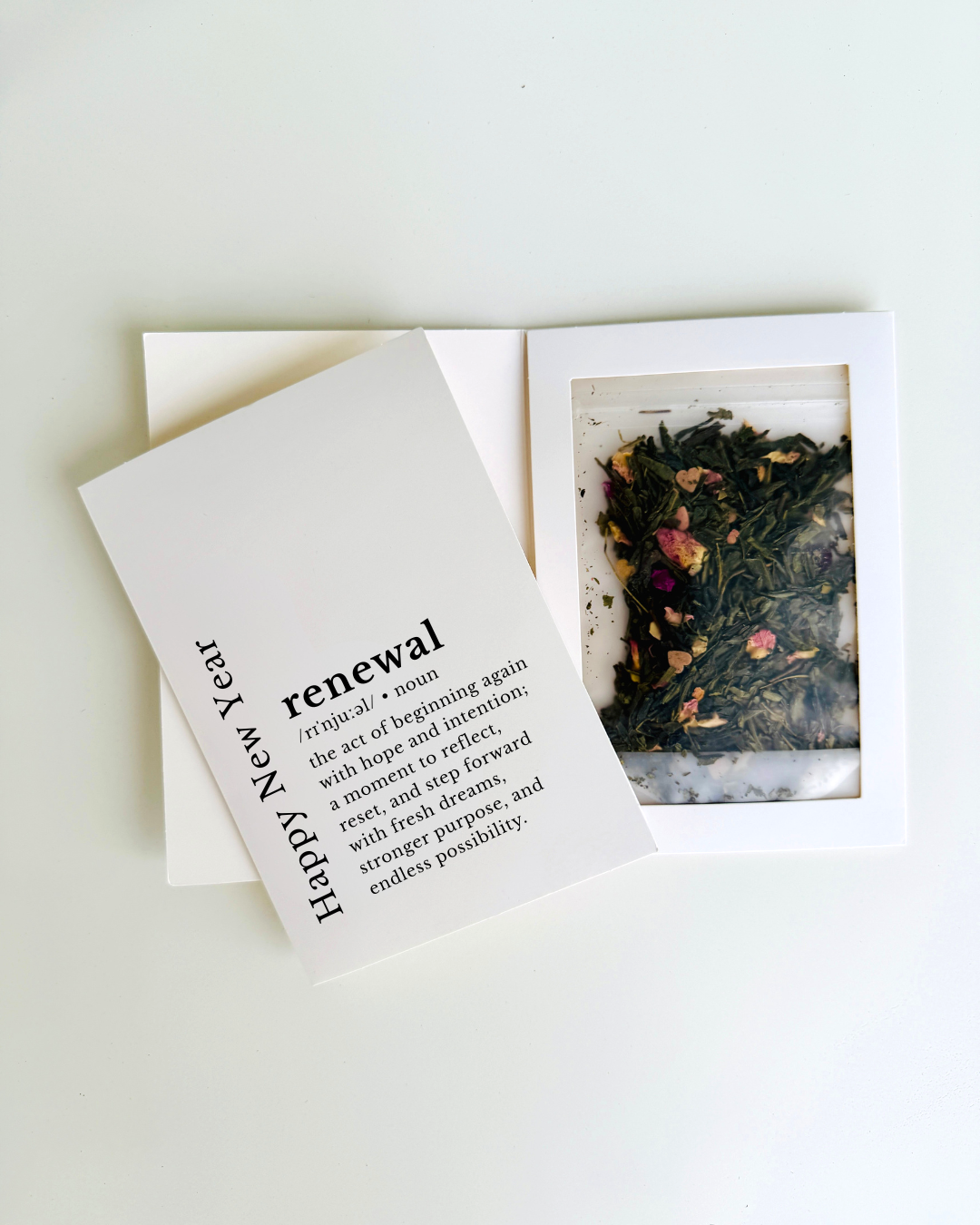 Happy New Year Card | Loose Leaf Tea Gift  | Lunar New Year
