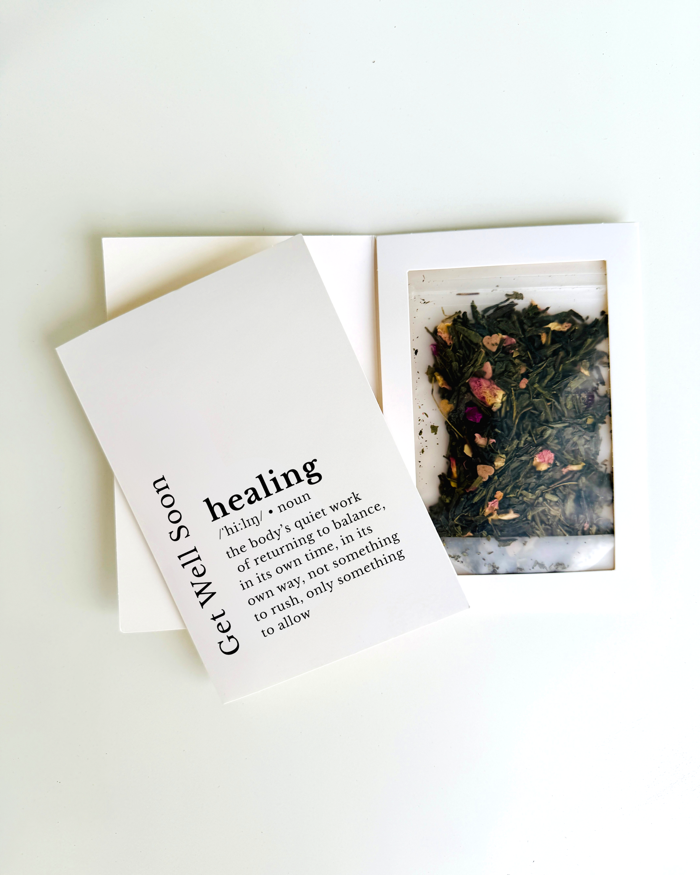 Get Well Soon Card | Loose Leaf Tea | Greeting Card