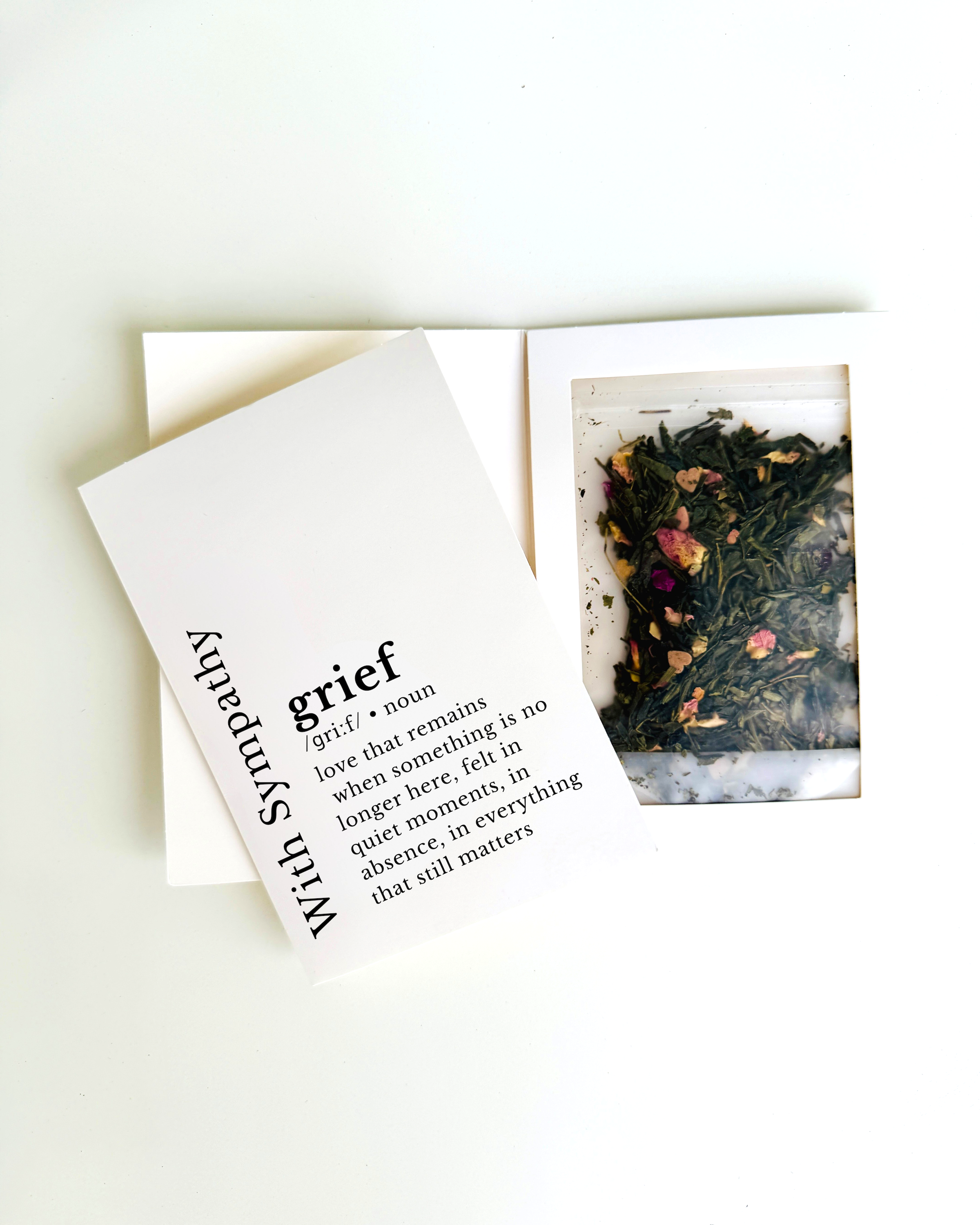 Sympathy Card | Loose Leaf Tea | Thoughtful Greeting Card