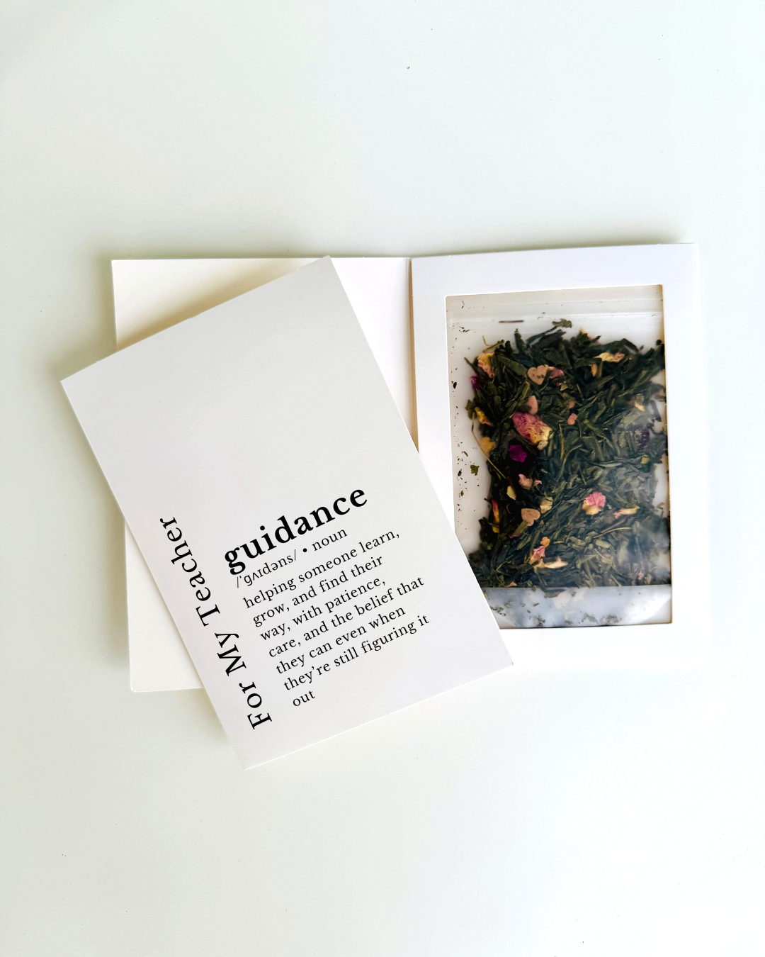 For The Teacher | Loose Leaf Tea | Back To School Card