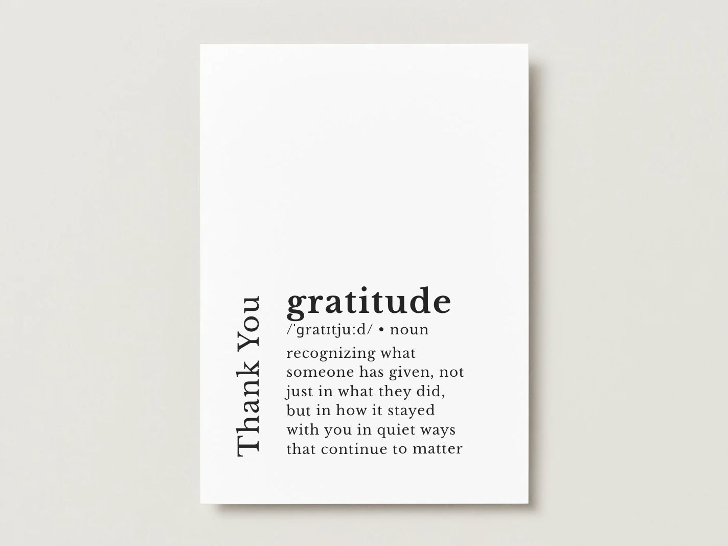 Thank You Card | Loose Leaf Tea | BESTSELLER Greeting Card