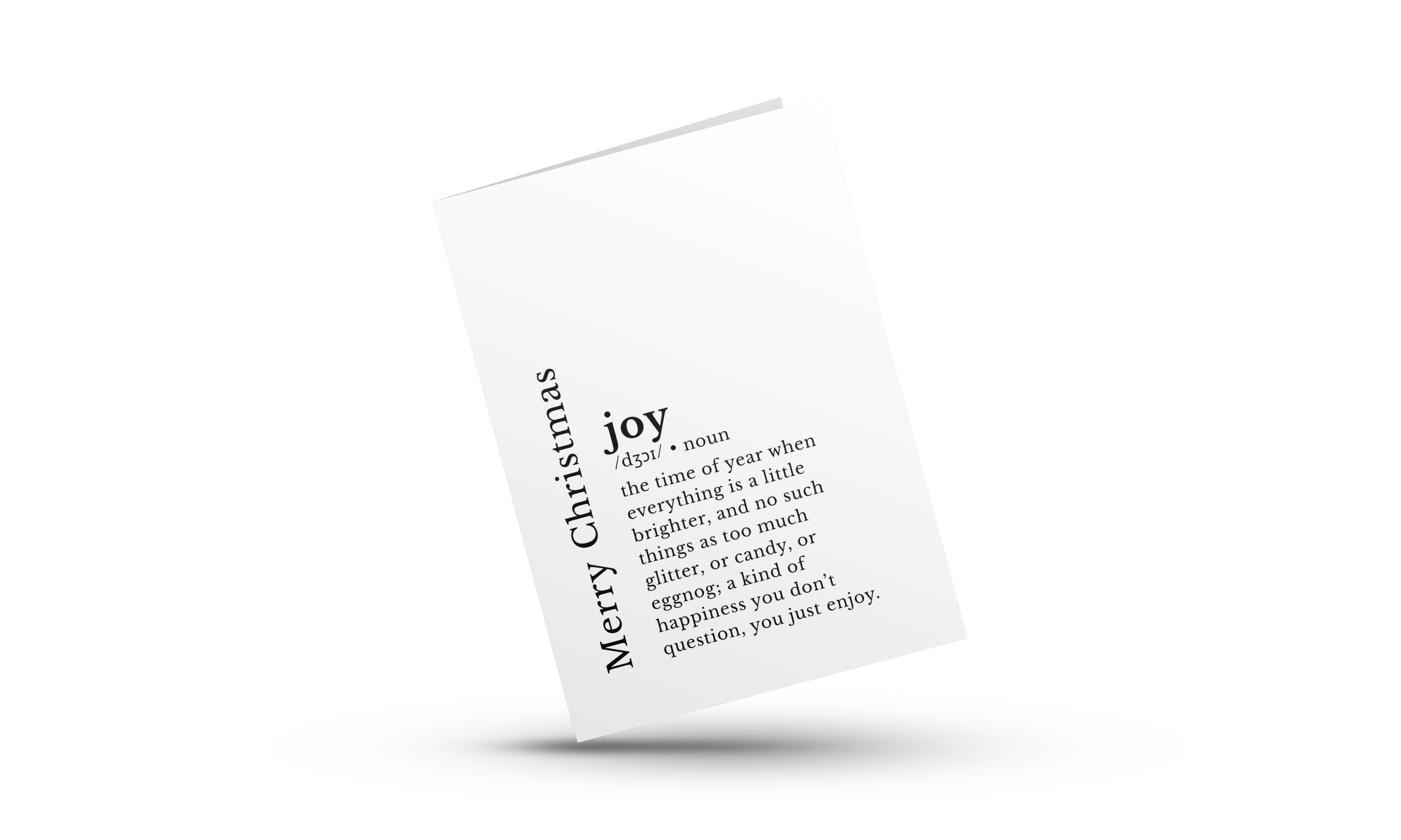 Merry Christmas Card | Loose Leaf Tea | Greeting Card with Gift