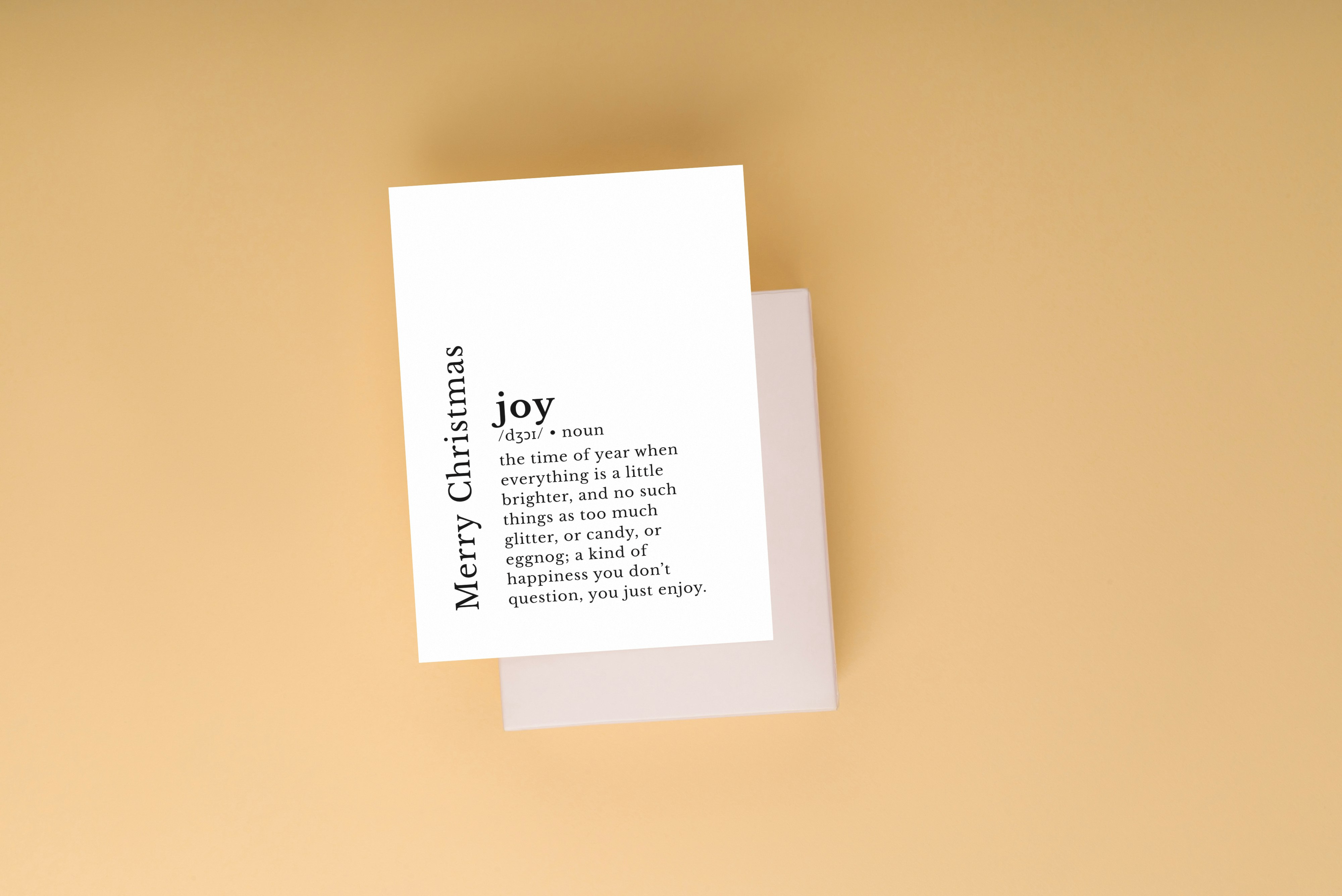 Merry Christmas Card | Loose Leaf Tea | Greeting Card with Gift
