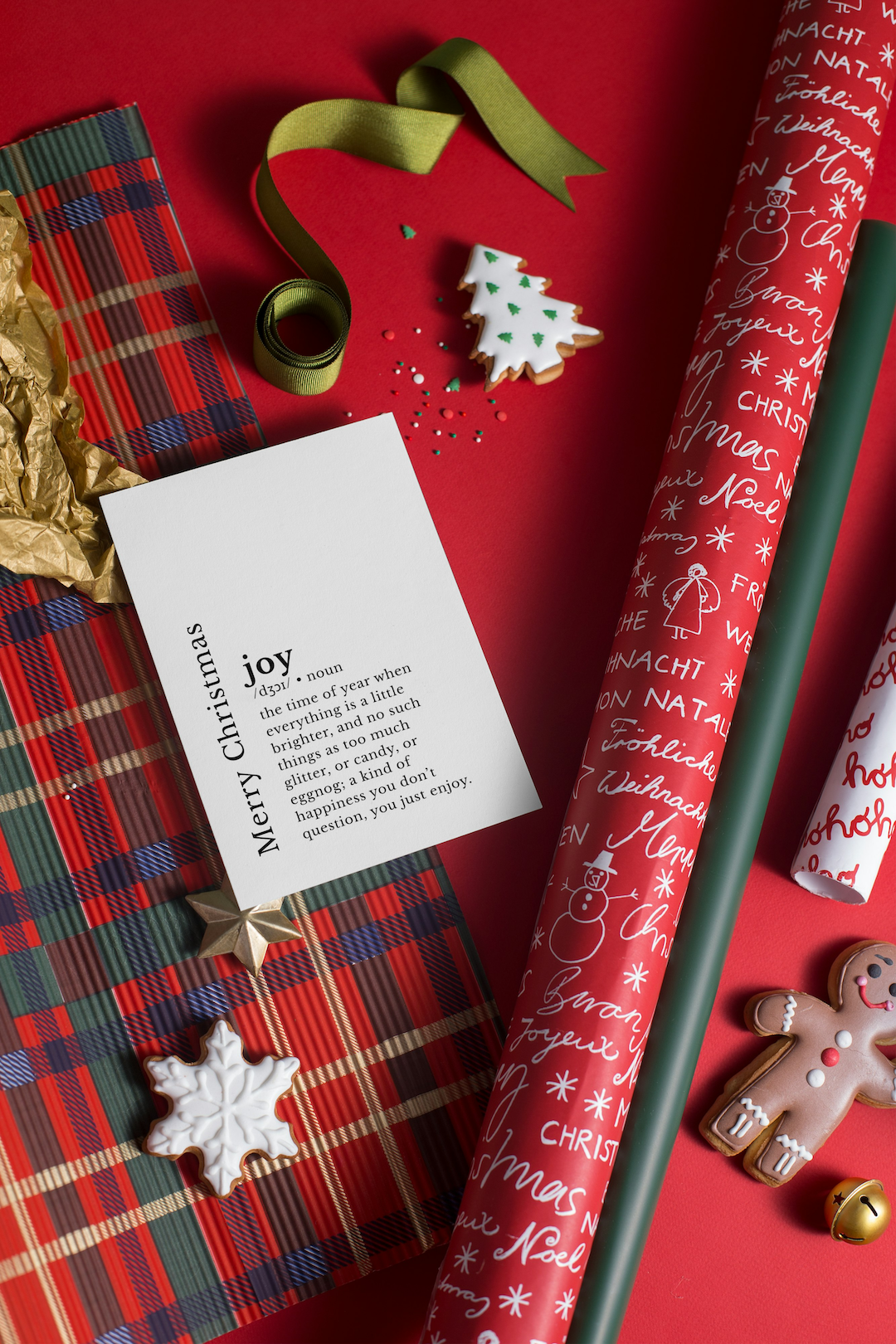 Merry Christmas Card | Loose Leaf Tea | Greeting Card with Gift