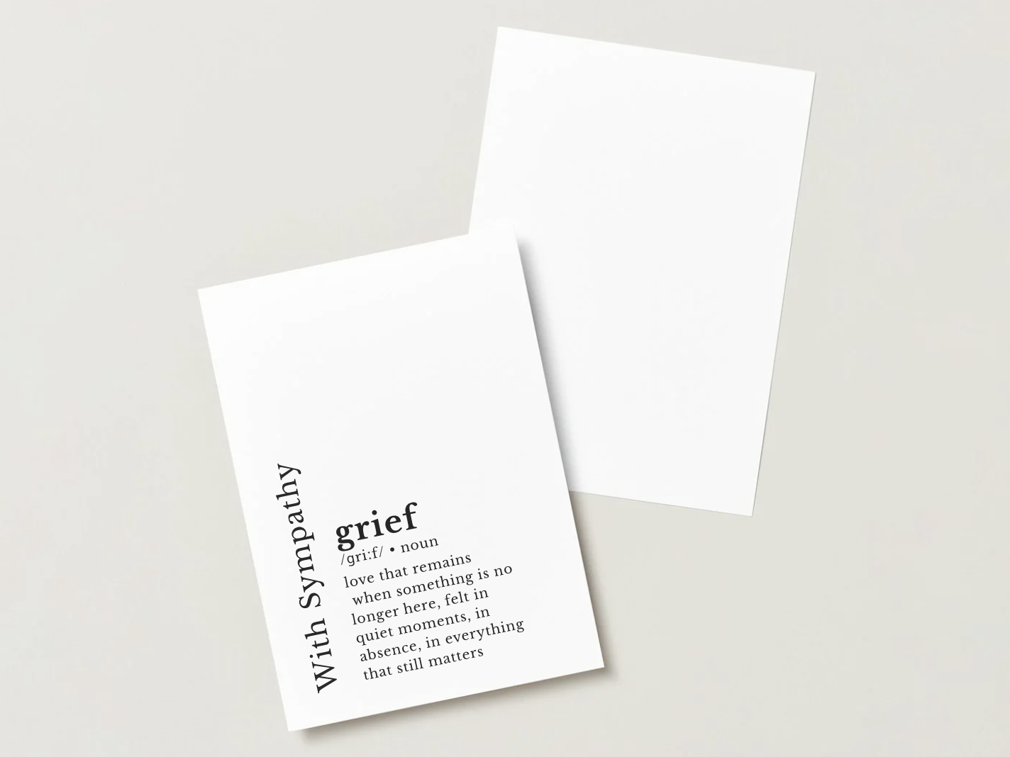 Sympathy Card | Loose Leaf Tea | Thoughtful Greeting Card