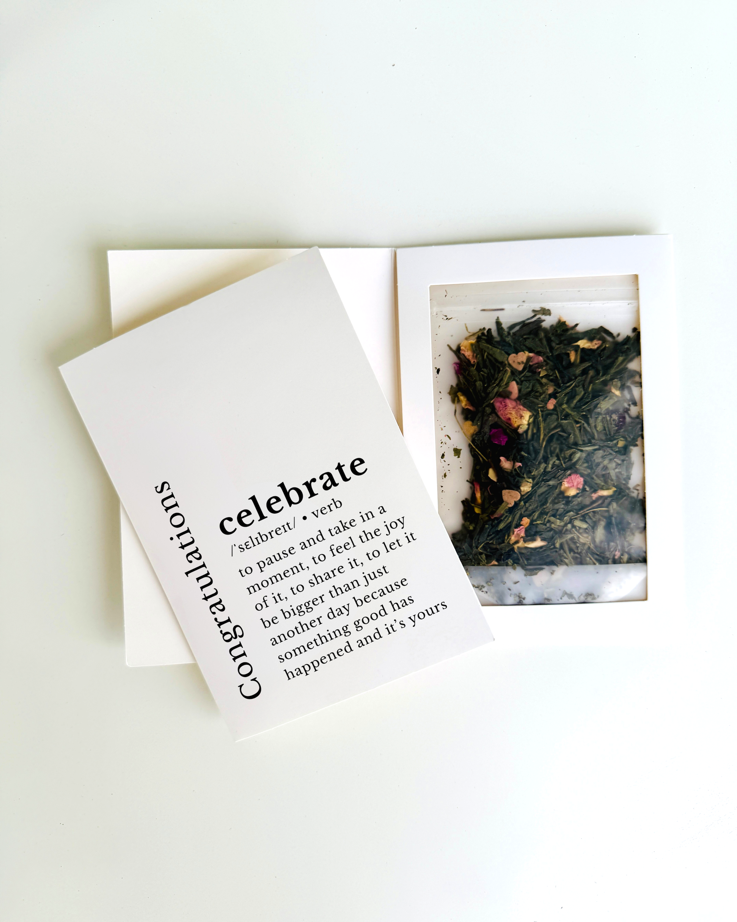 Congratulations Card | Loose Leaf Tea | Celebration Card