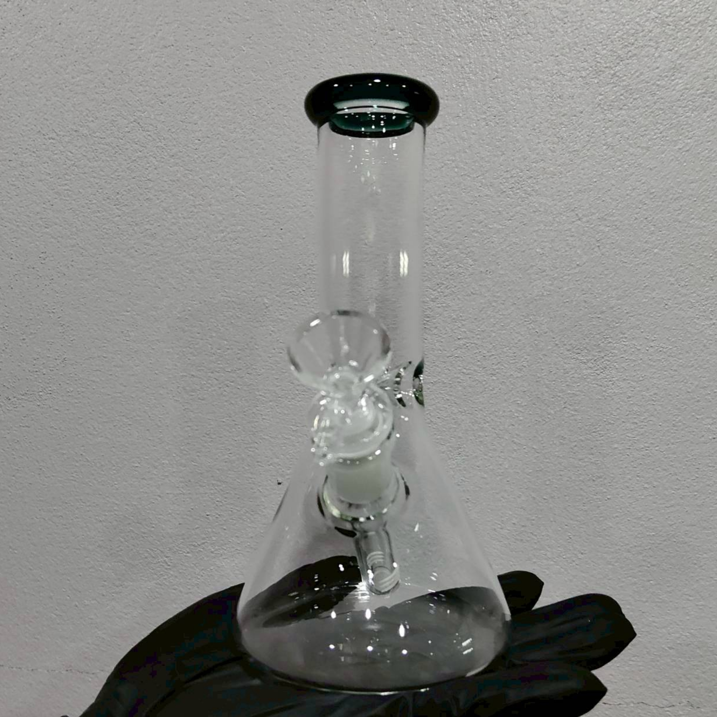WP310 COLORFUL MOUTHPIECE BEAKER MINI GLASS BONG 20 CM