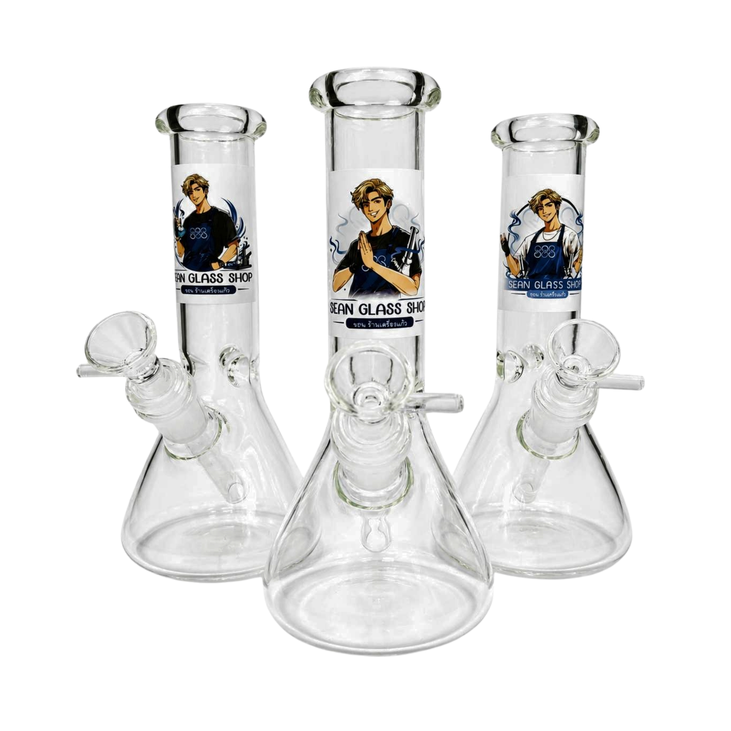 SEAN BEAKER GLASS BONG 20 CM