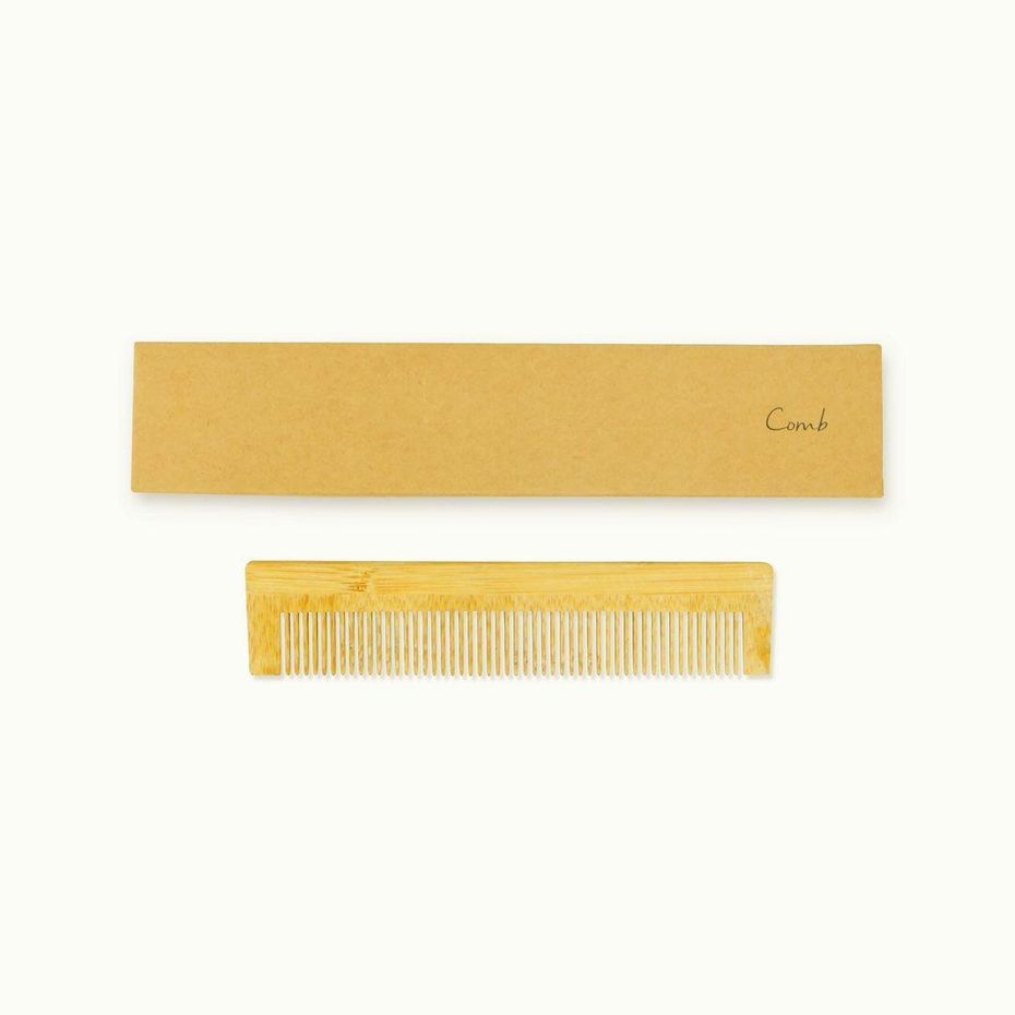 Bamboo Comb in Brown box