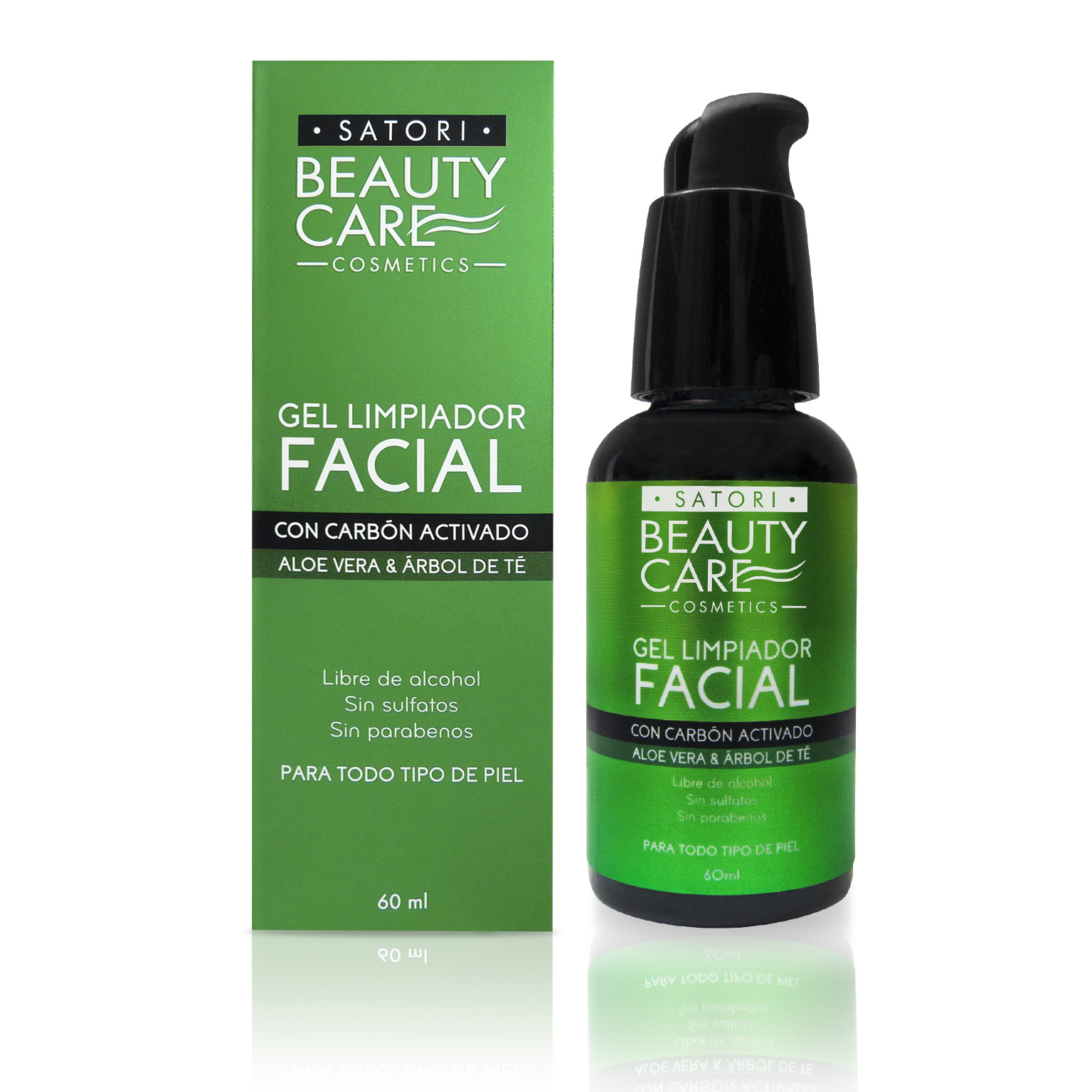 Gel Limpiador Facial con carbon activado 60ml
