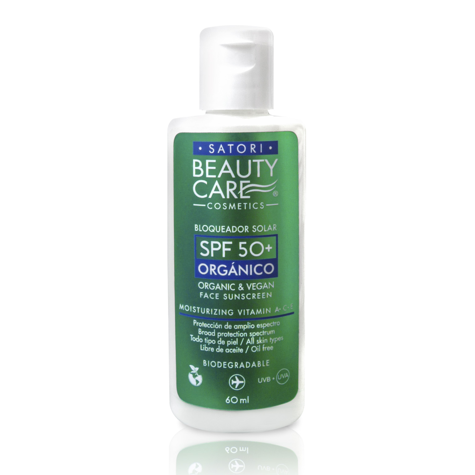 Bloqueador Solar Orgánico SPF 50+ 60 ml