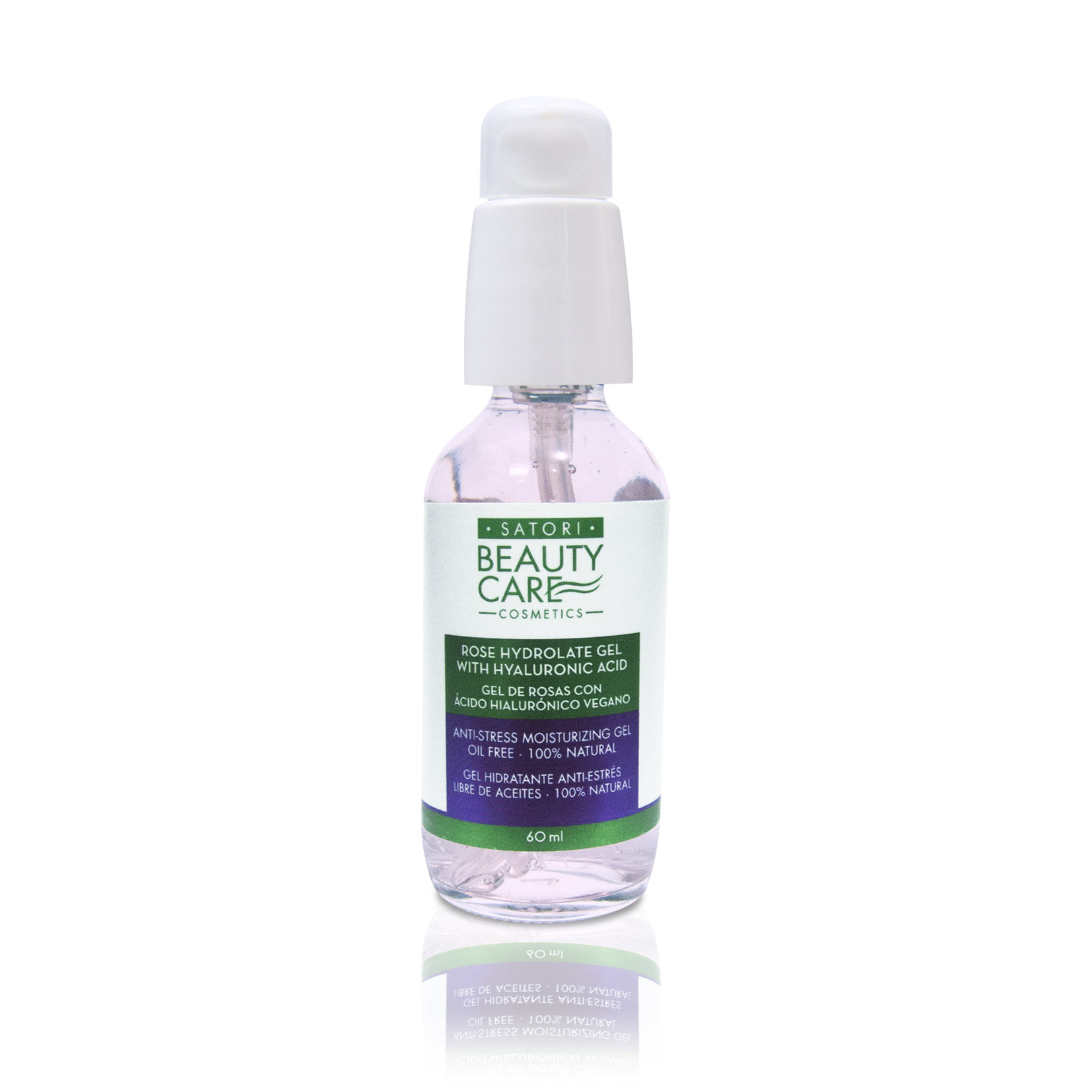 Gel de Rosas con Acido Hialuronico vegano 60ml