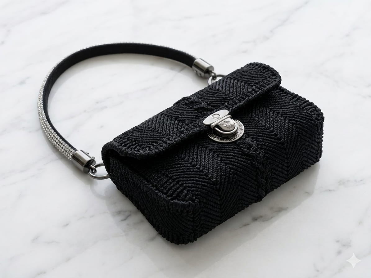 Bolsa de Mão Preta Pequena