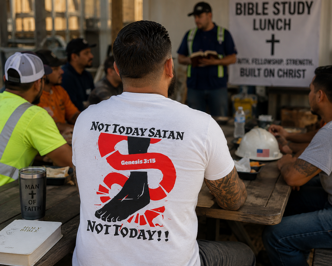 NOT TODAY SATAN -T-SHIRT