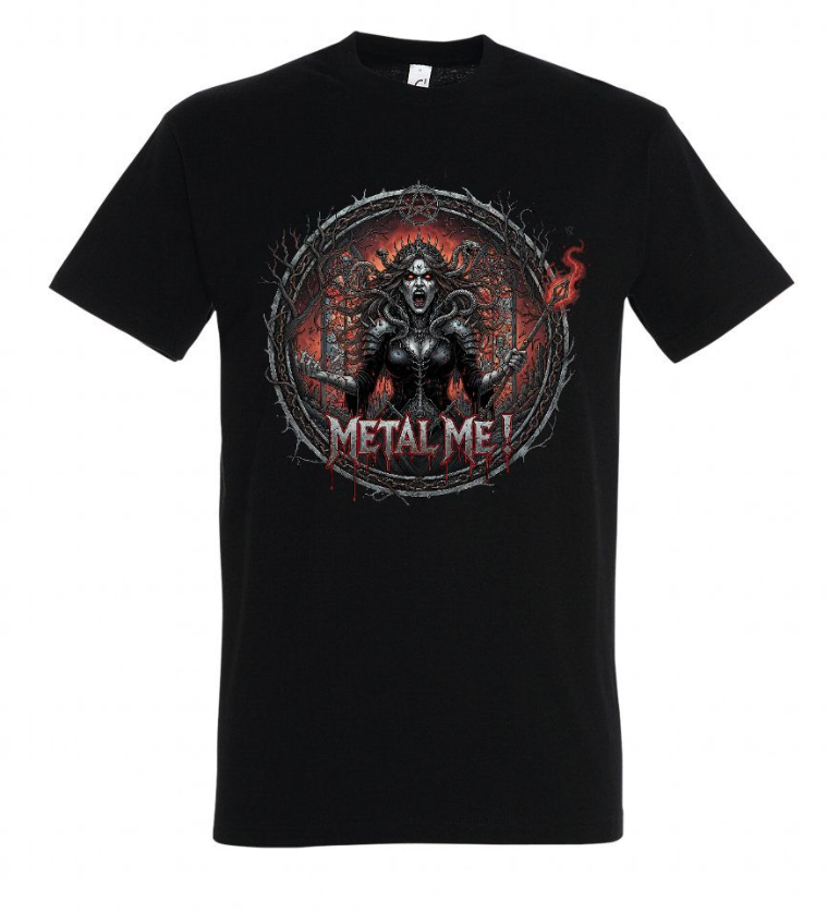 T-shirt Metal Me! " La Prêtresse du Chaos "