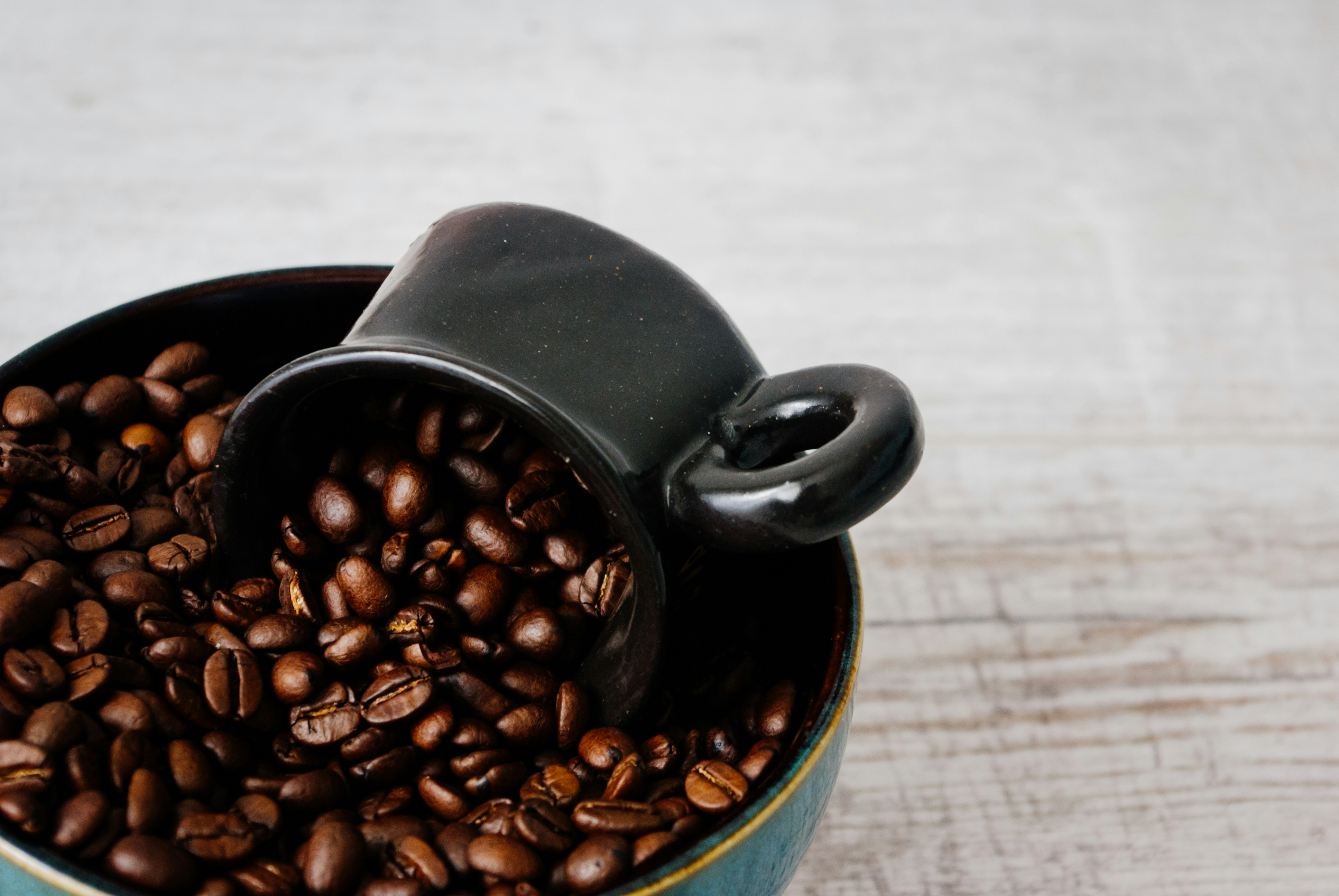 Sumatra Mandheling coffee bean, dark roasted