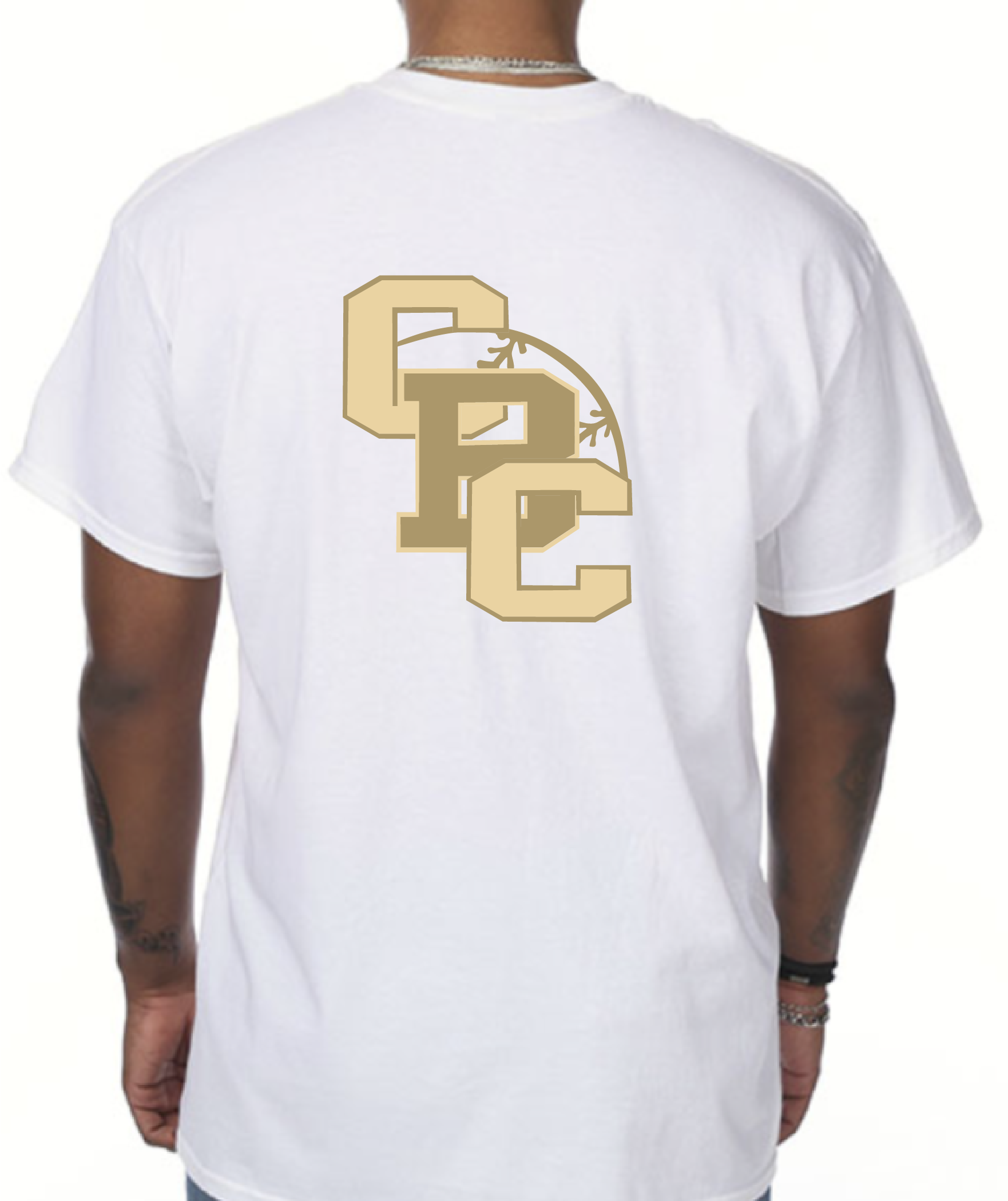 CBC Potatoes/CBC on Back  Unisex tee