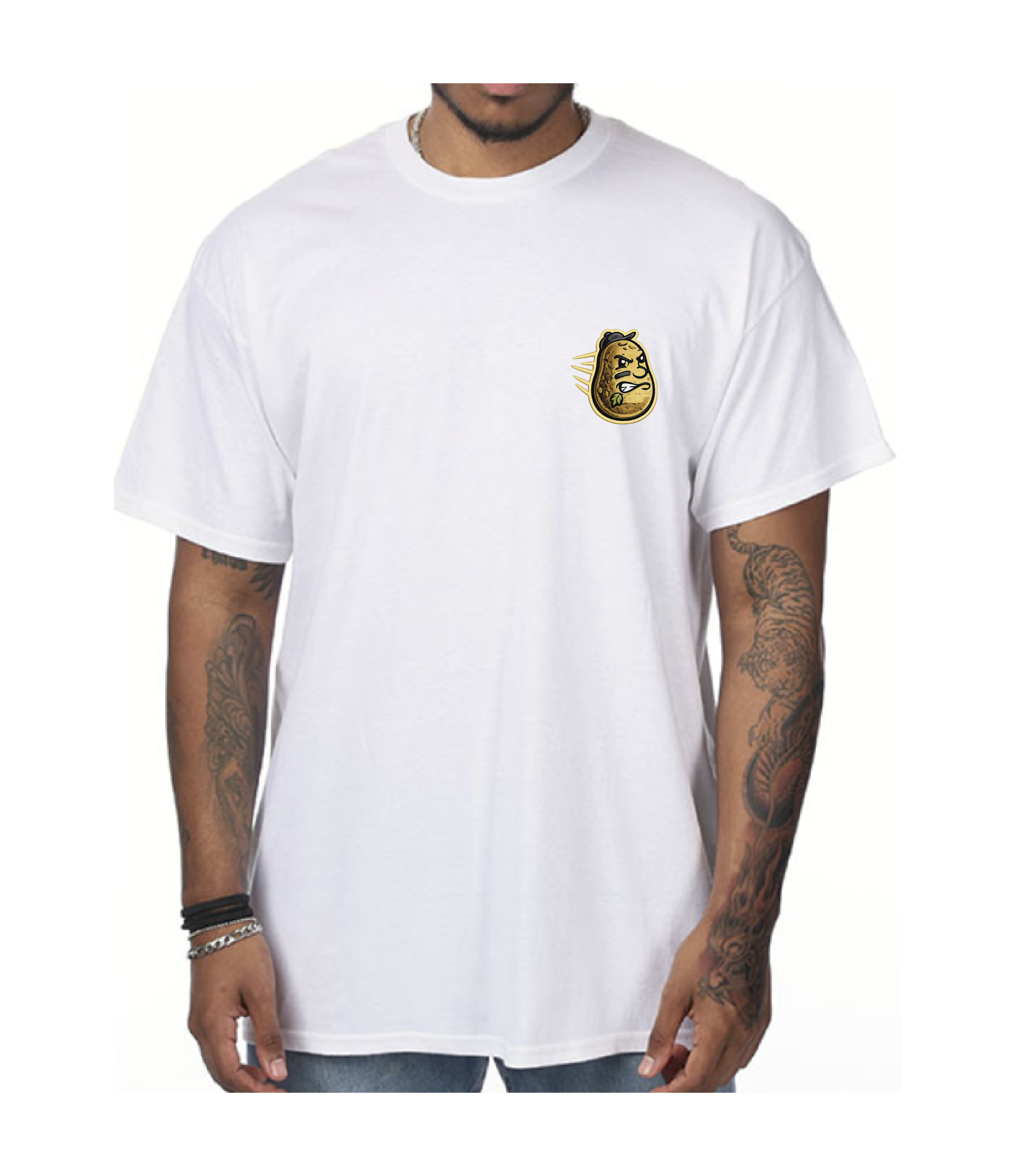 CBC Potatoes/CBC on Back  Unisex tee