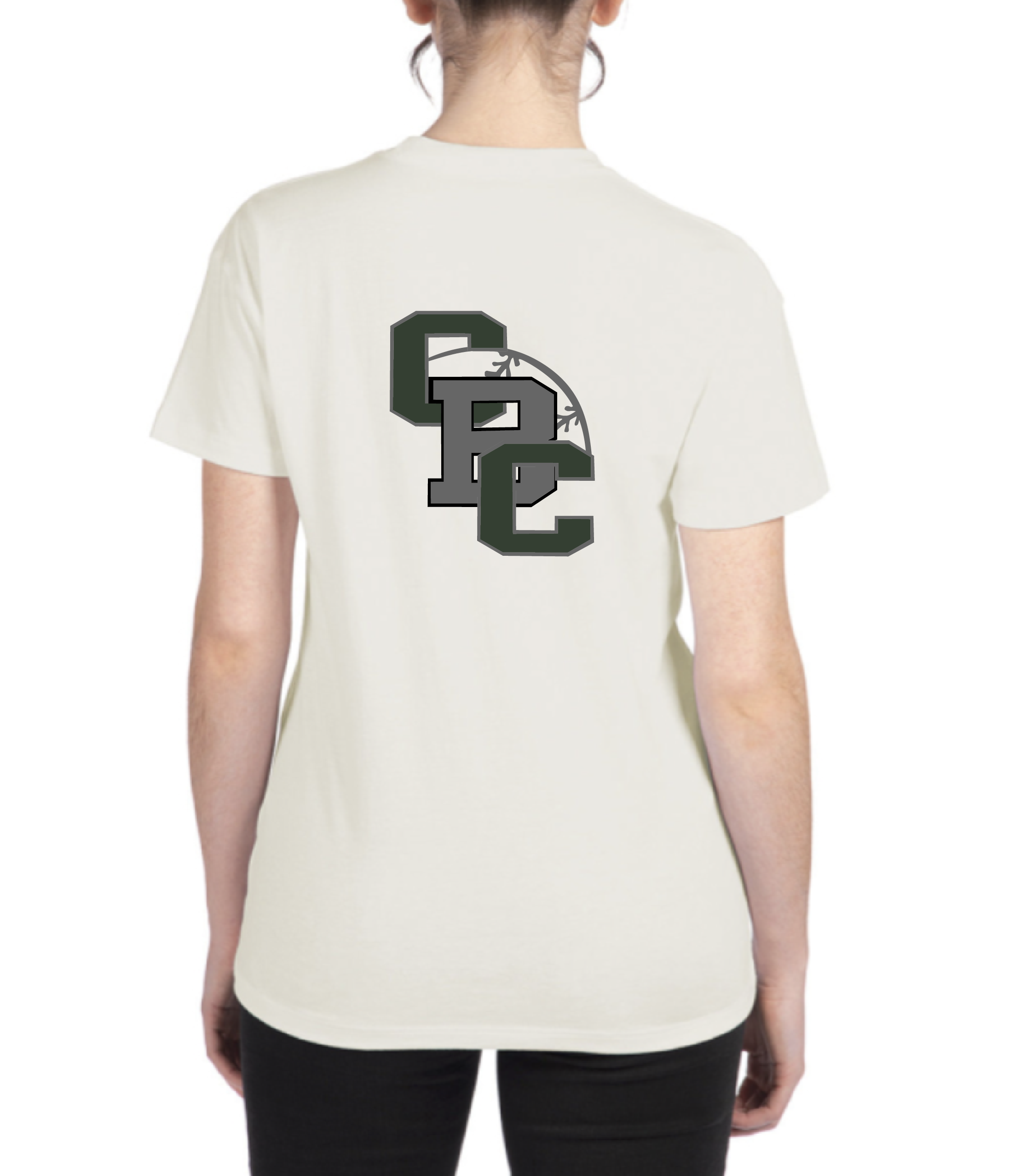 CBC back  Ladies fit Bombers tee