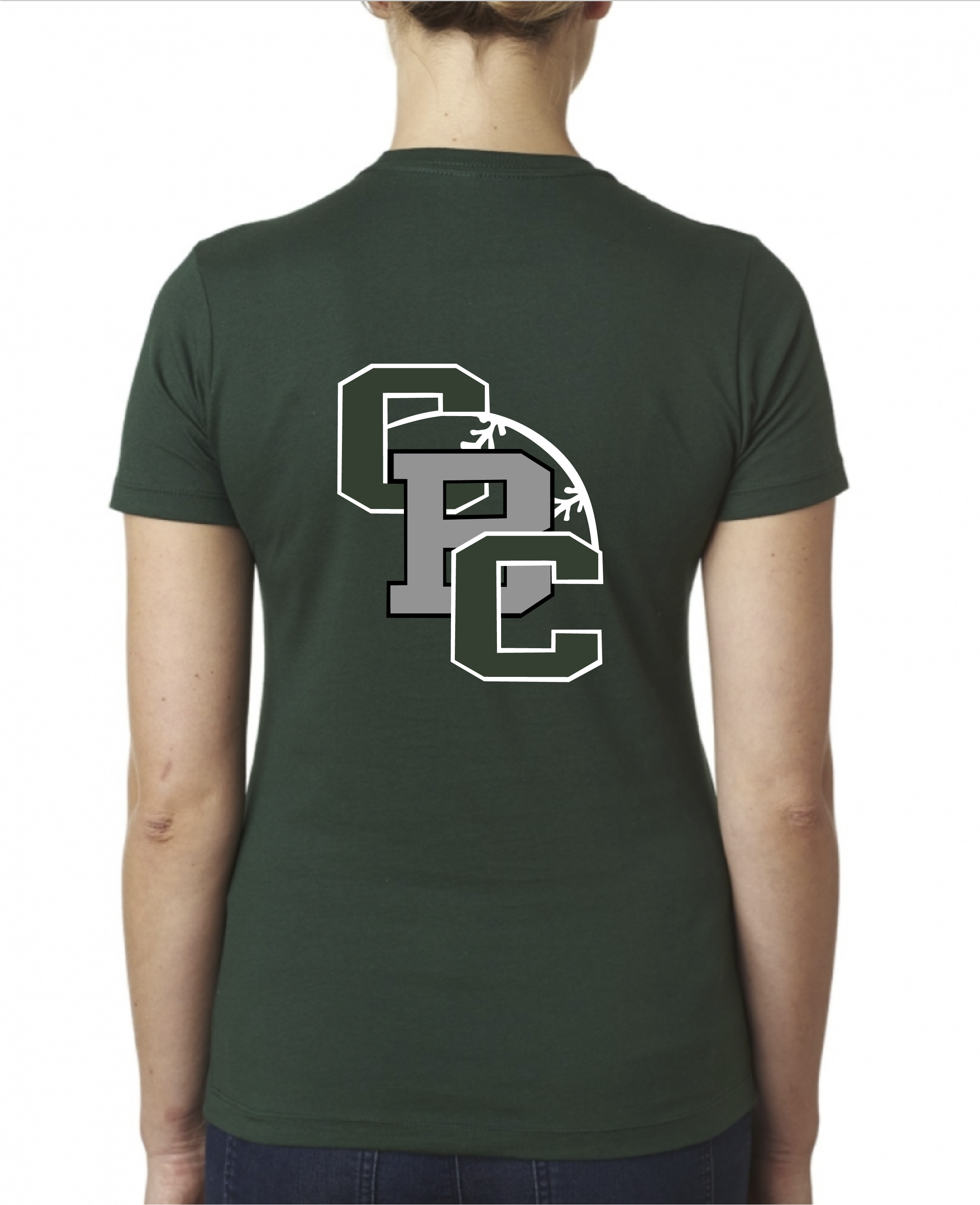 CBC back  Ladies fit Bombers tee