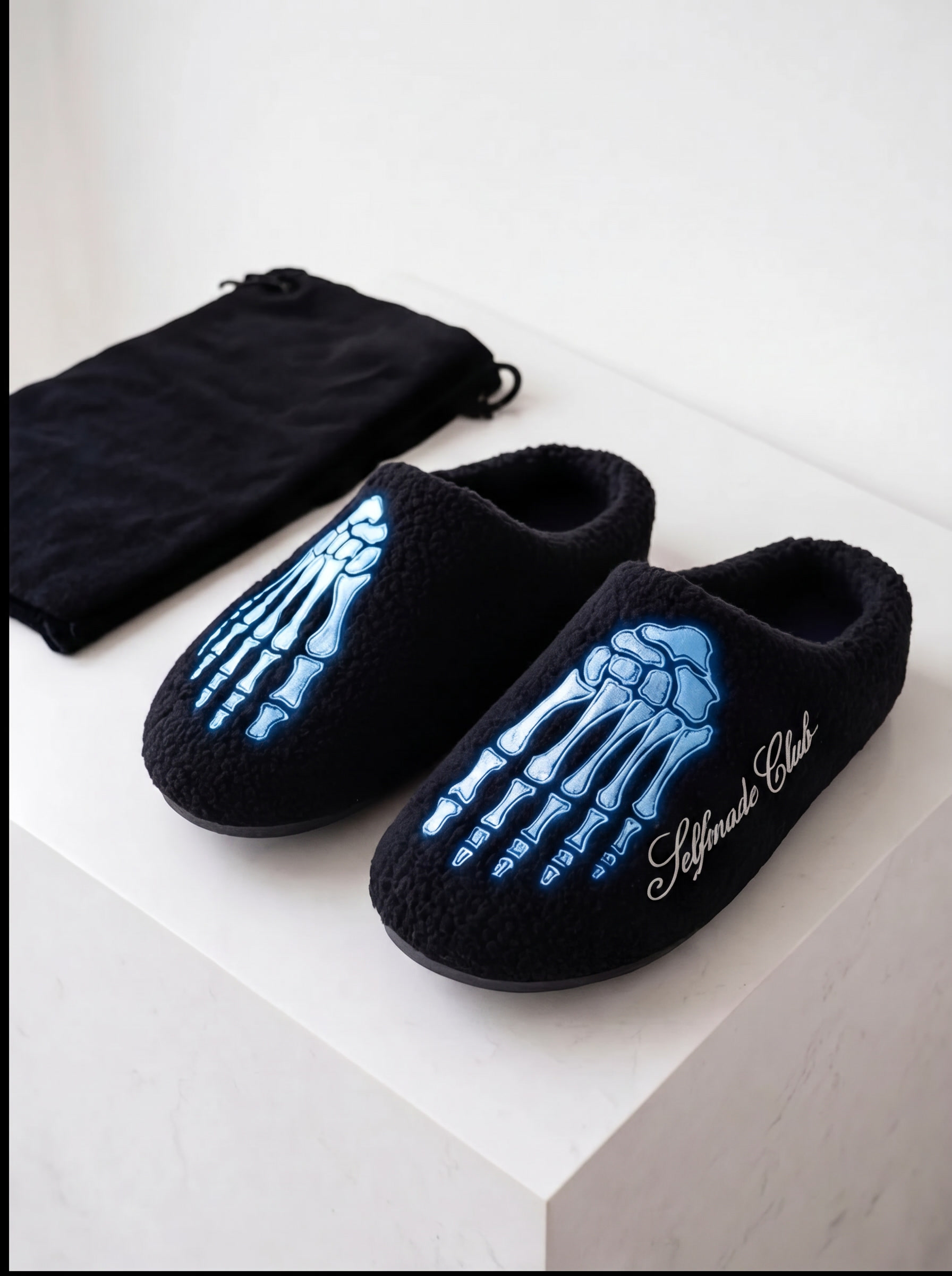Skeleton Foot Slippers