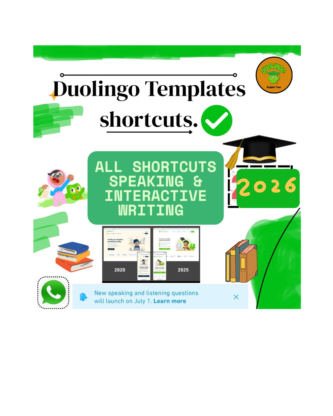 Duolingo Templates Shortcuts 2026 