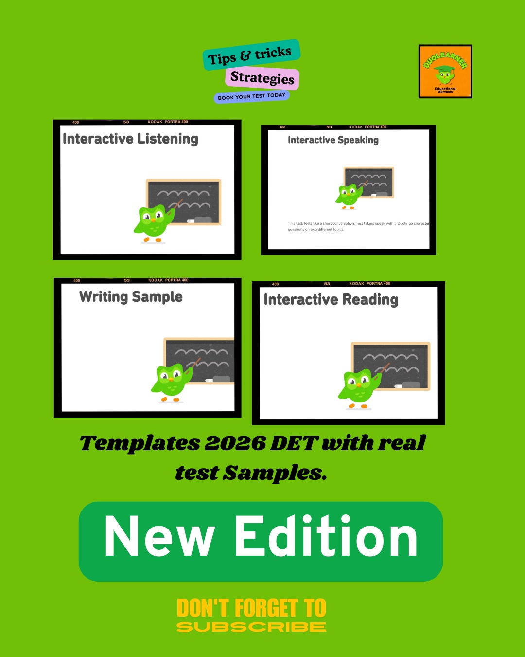 DET 2026 Templates Book