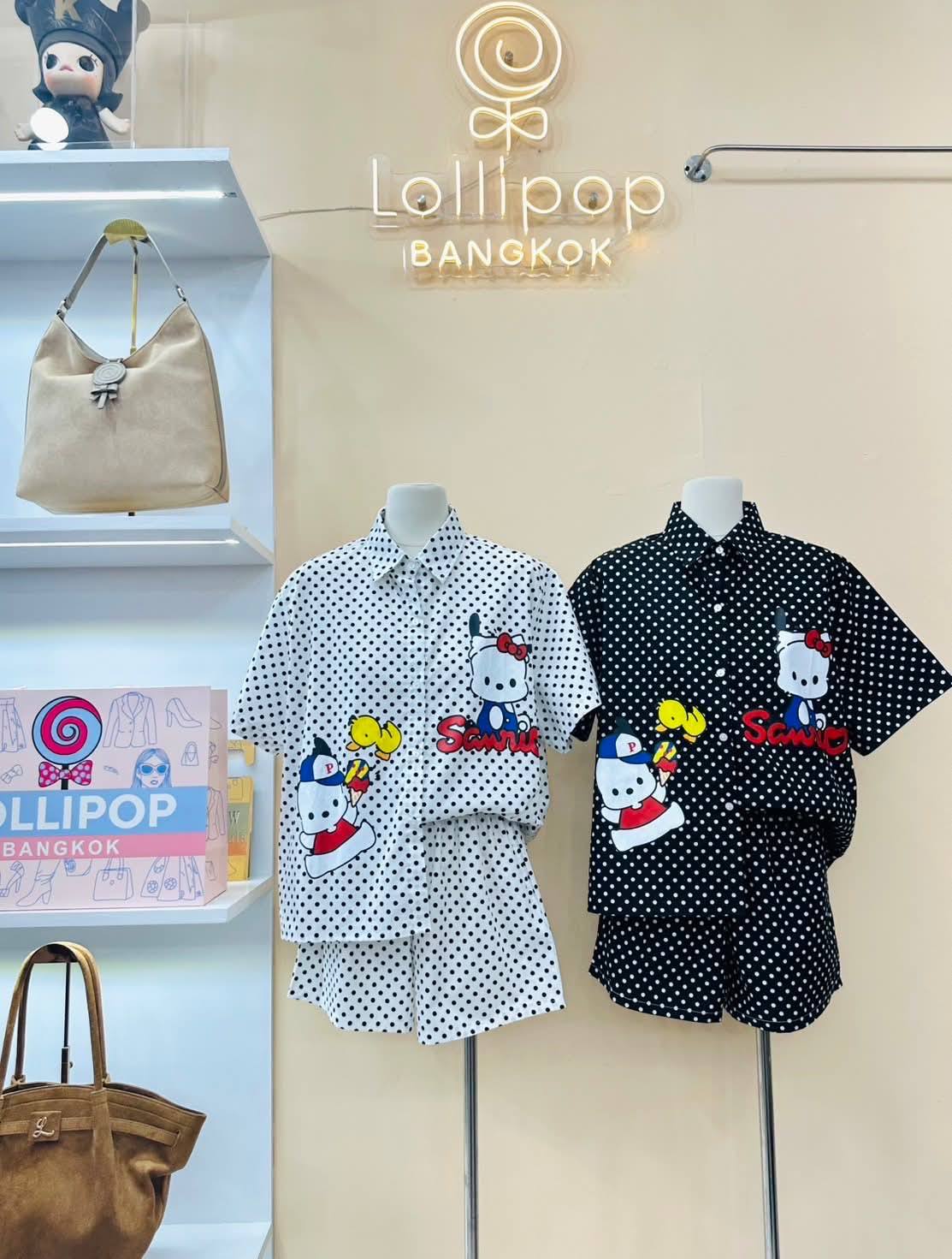 Hello Kitty Polka Dot Pajama Set
