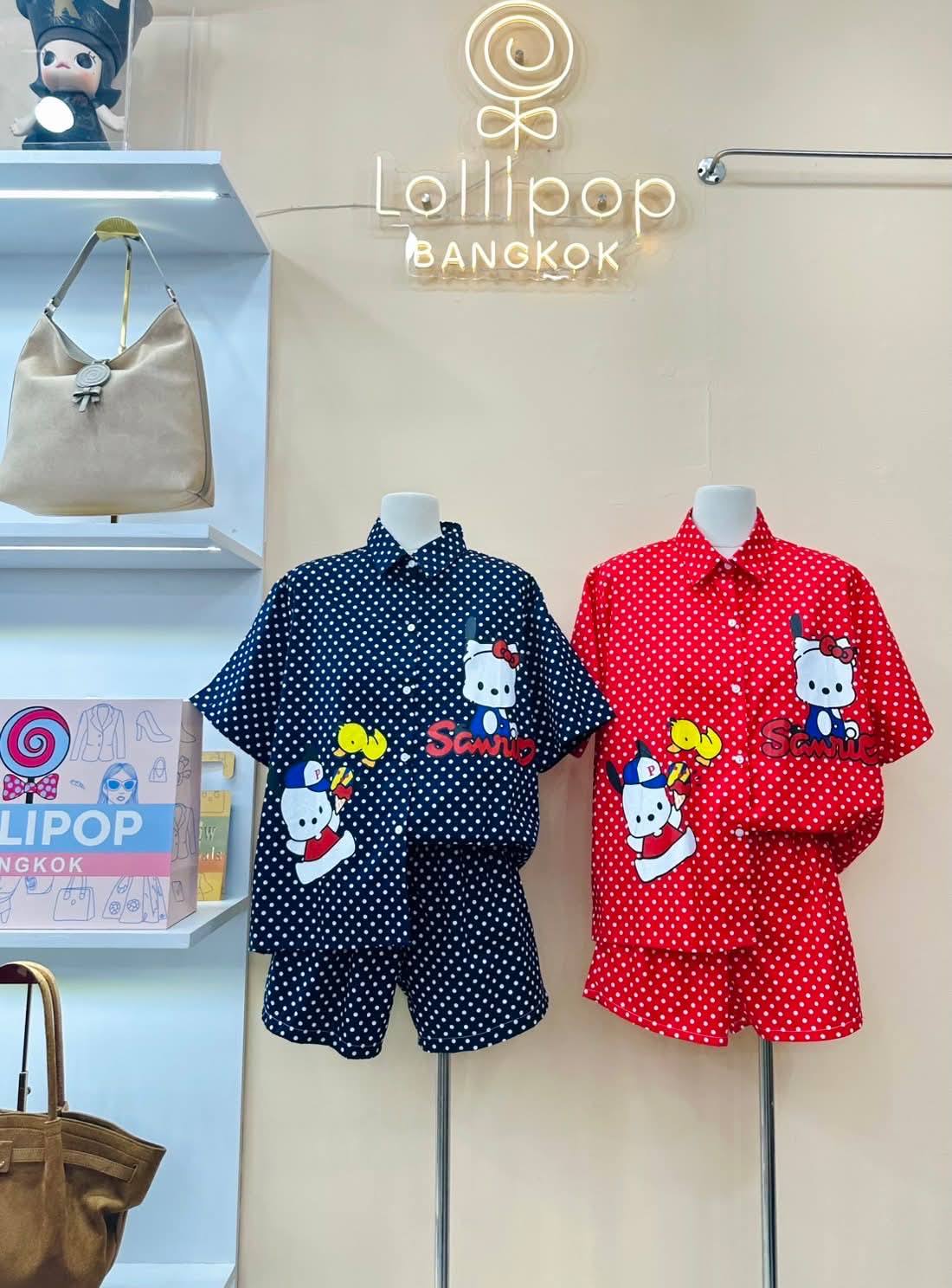 Hello Kitty Polka Dot Pajama Set