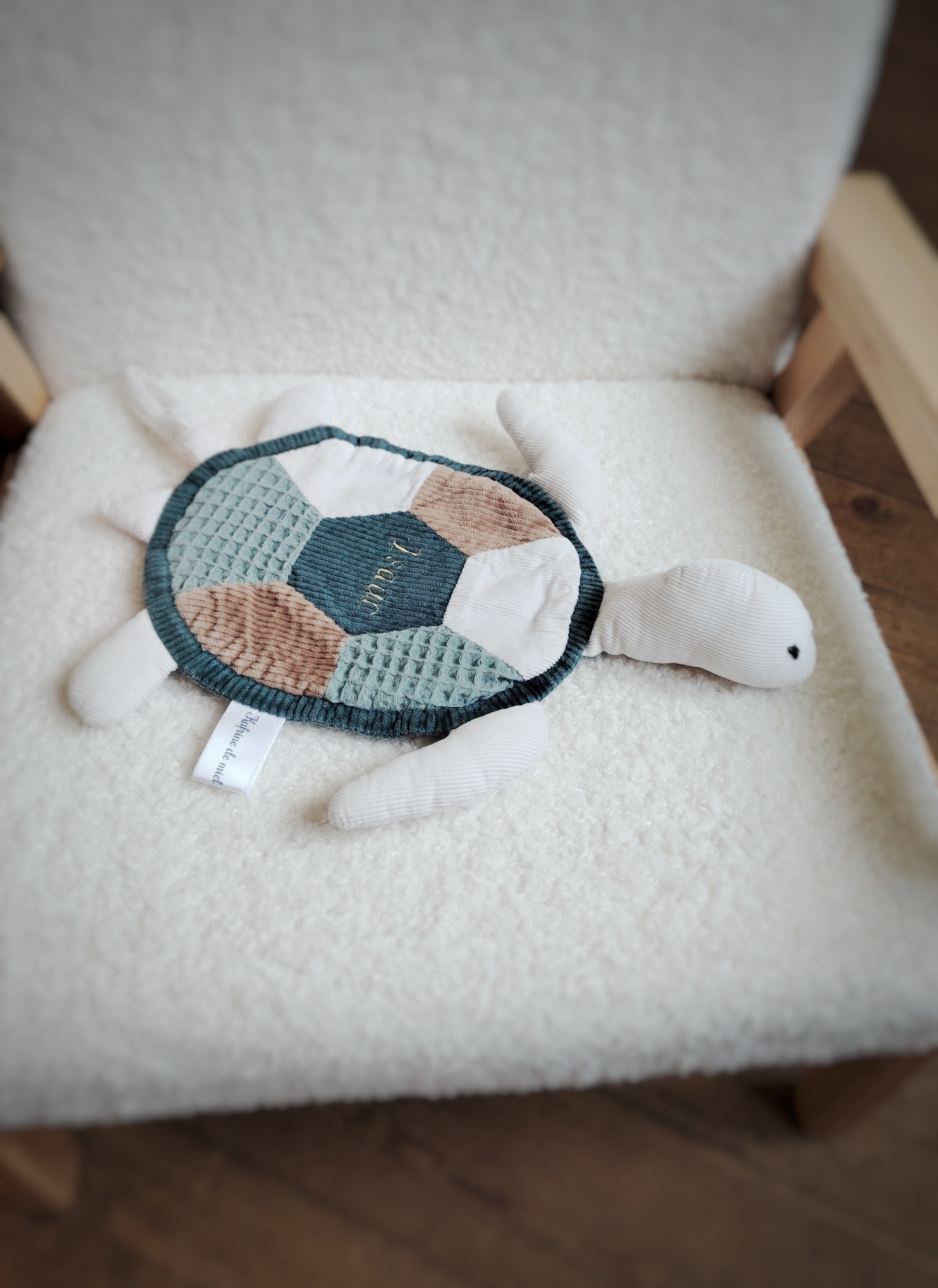 Doudou Corail la tortue 