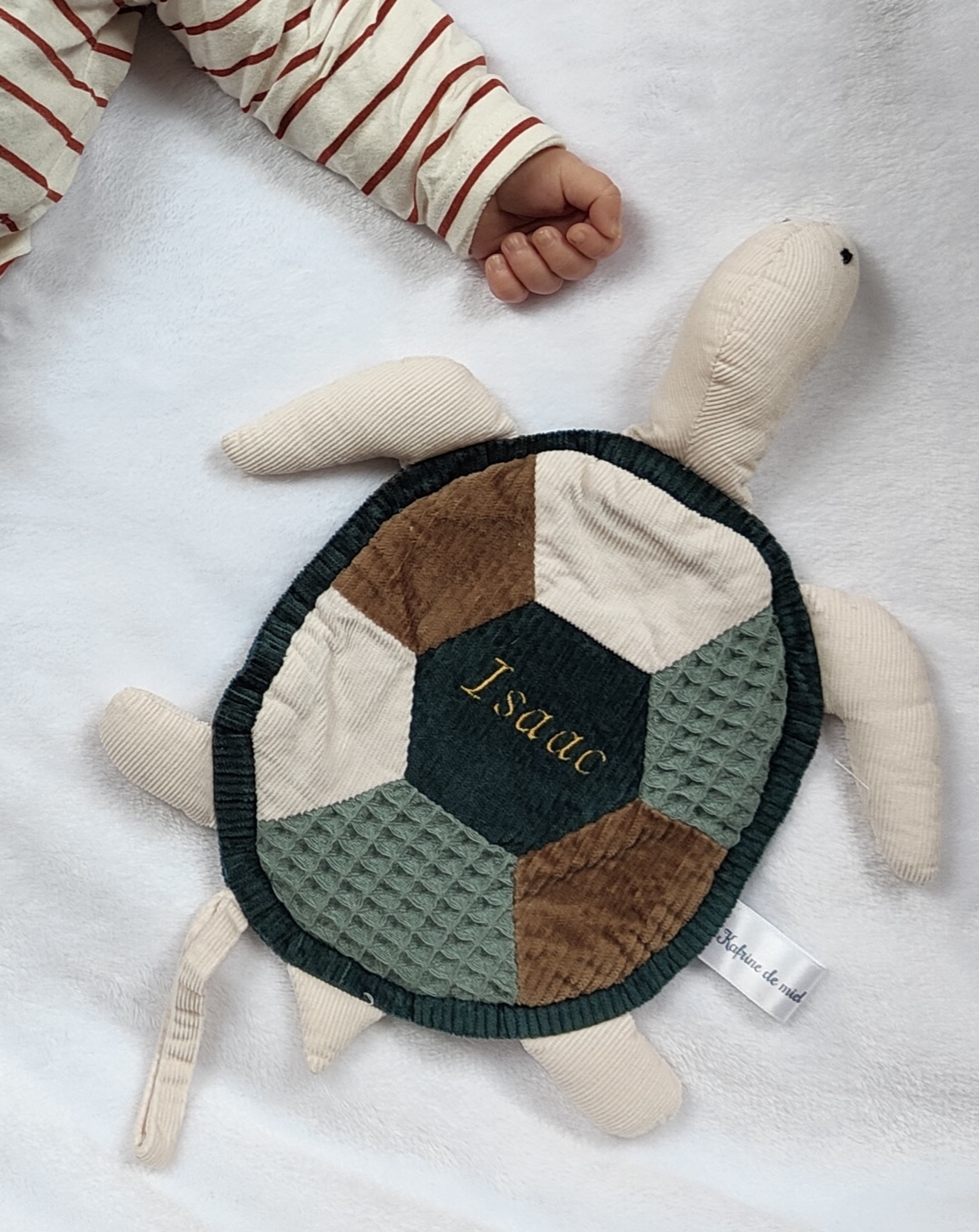 Doudou Corail la tortue 